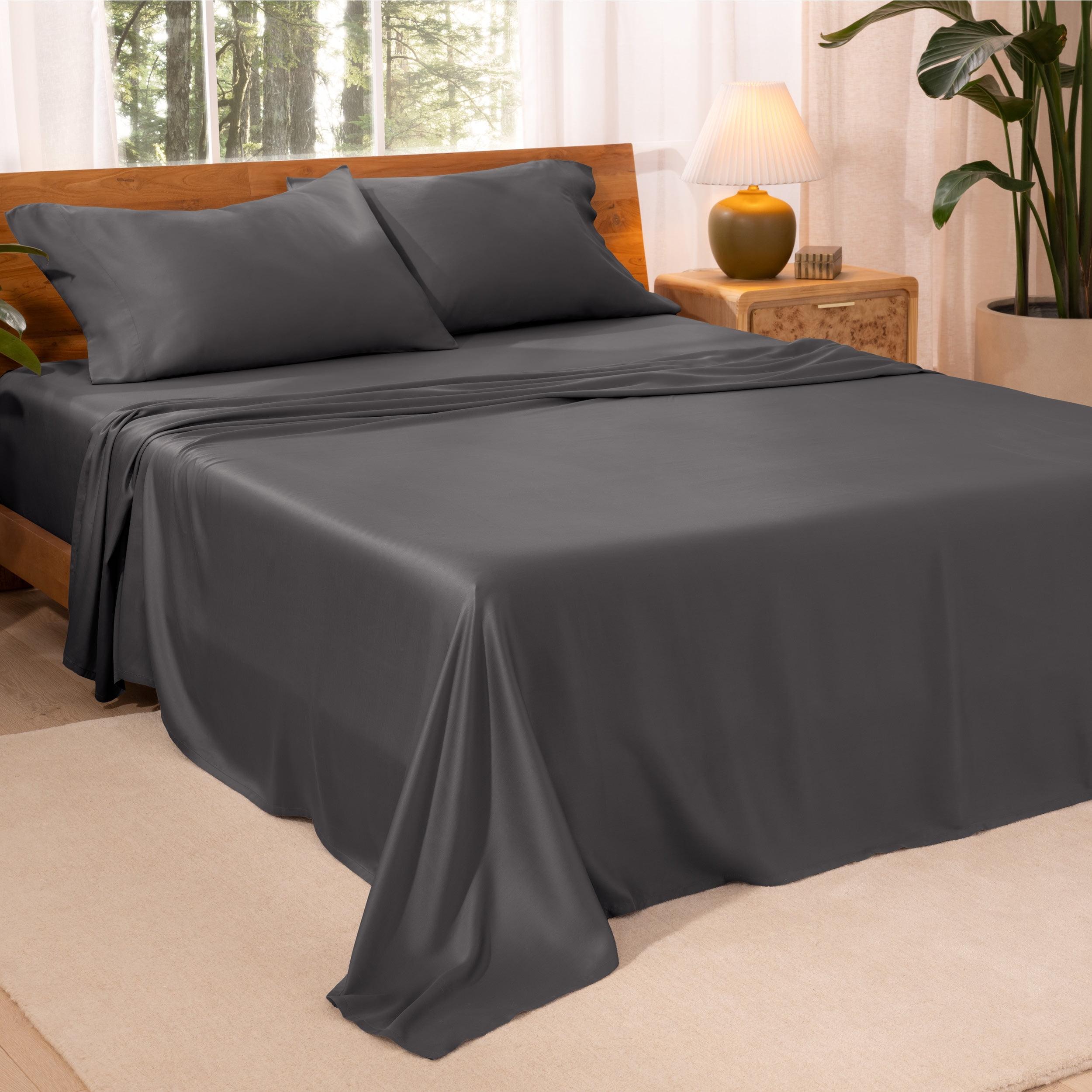 Full Forged Iron Grey TENCEL™ Lyocell Sheet Set by Bare Home
