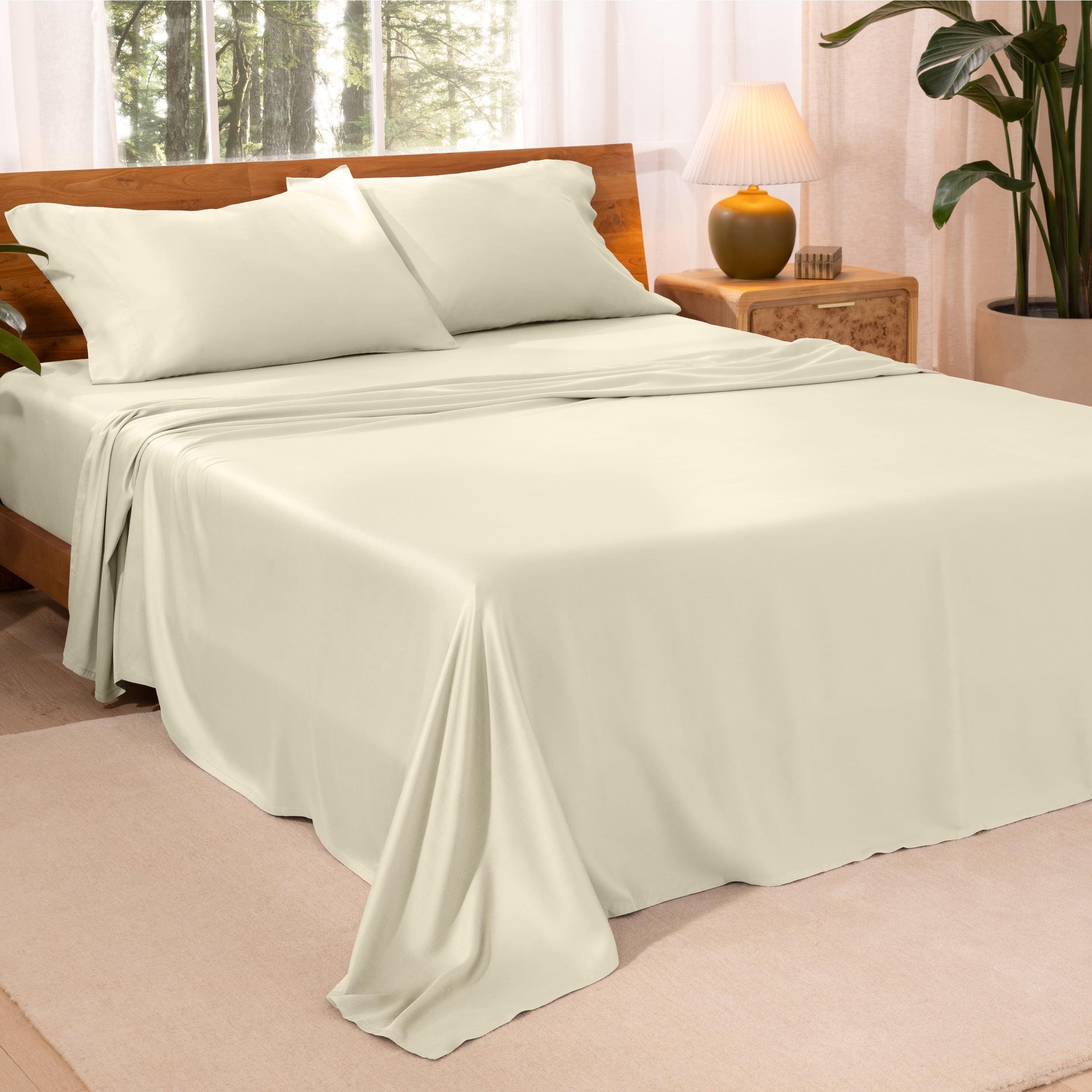 Twin XL Natural TENCEL™ Lyocell Sheet Set by Bare Home