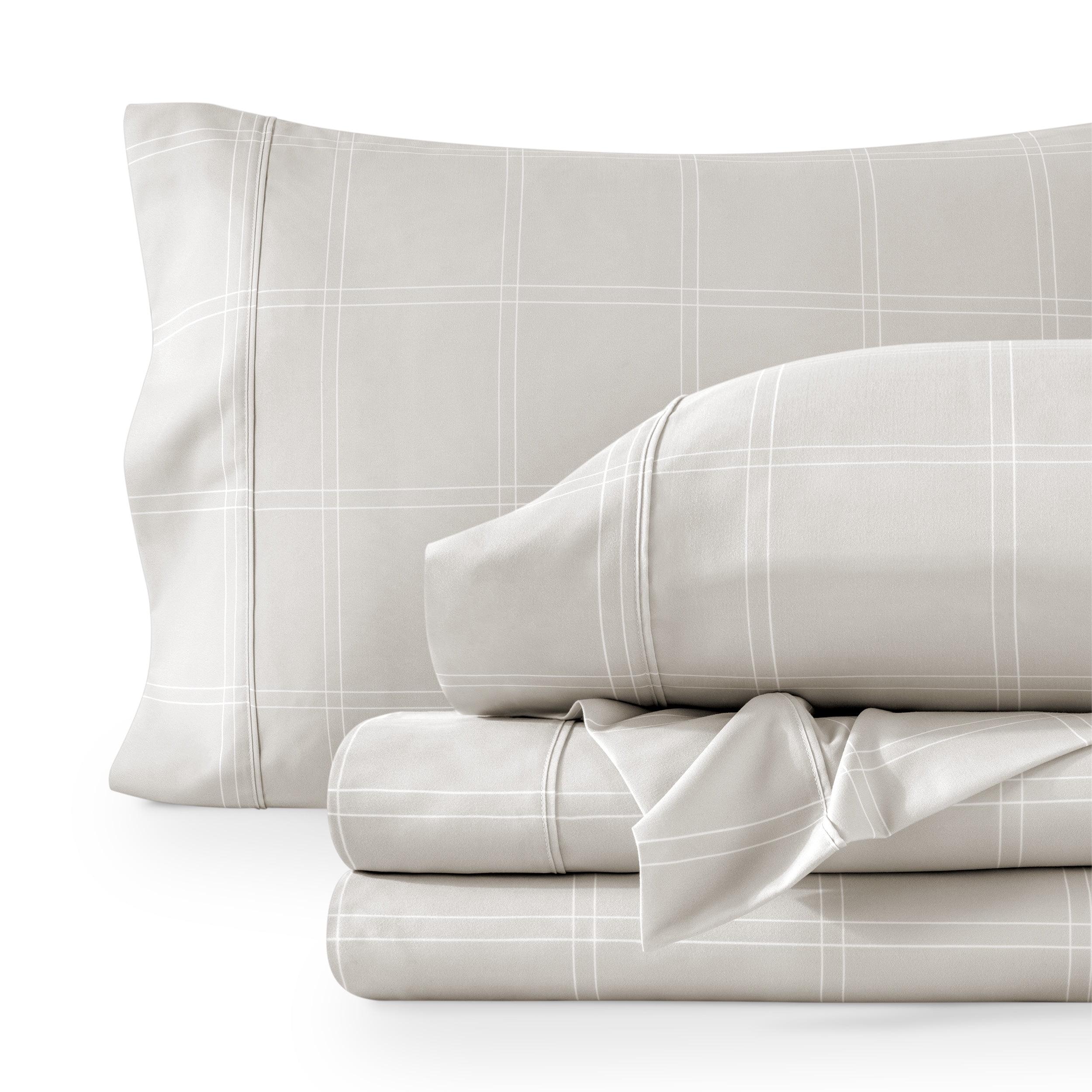Bare Home Microfiber Geometric Sheet Set