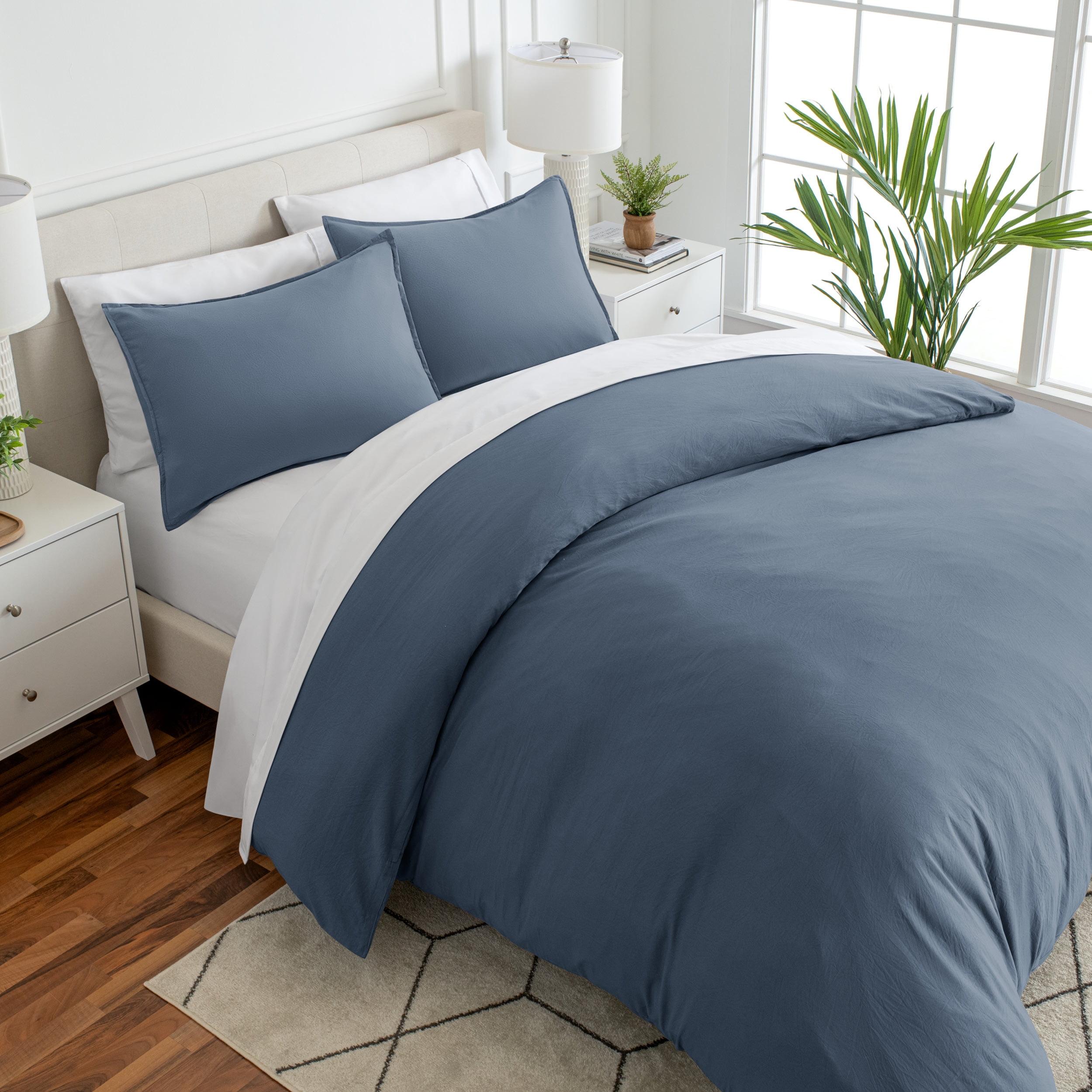 Washed Microfiber Duvet Cover Set