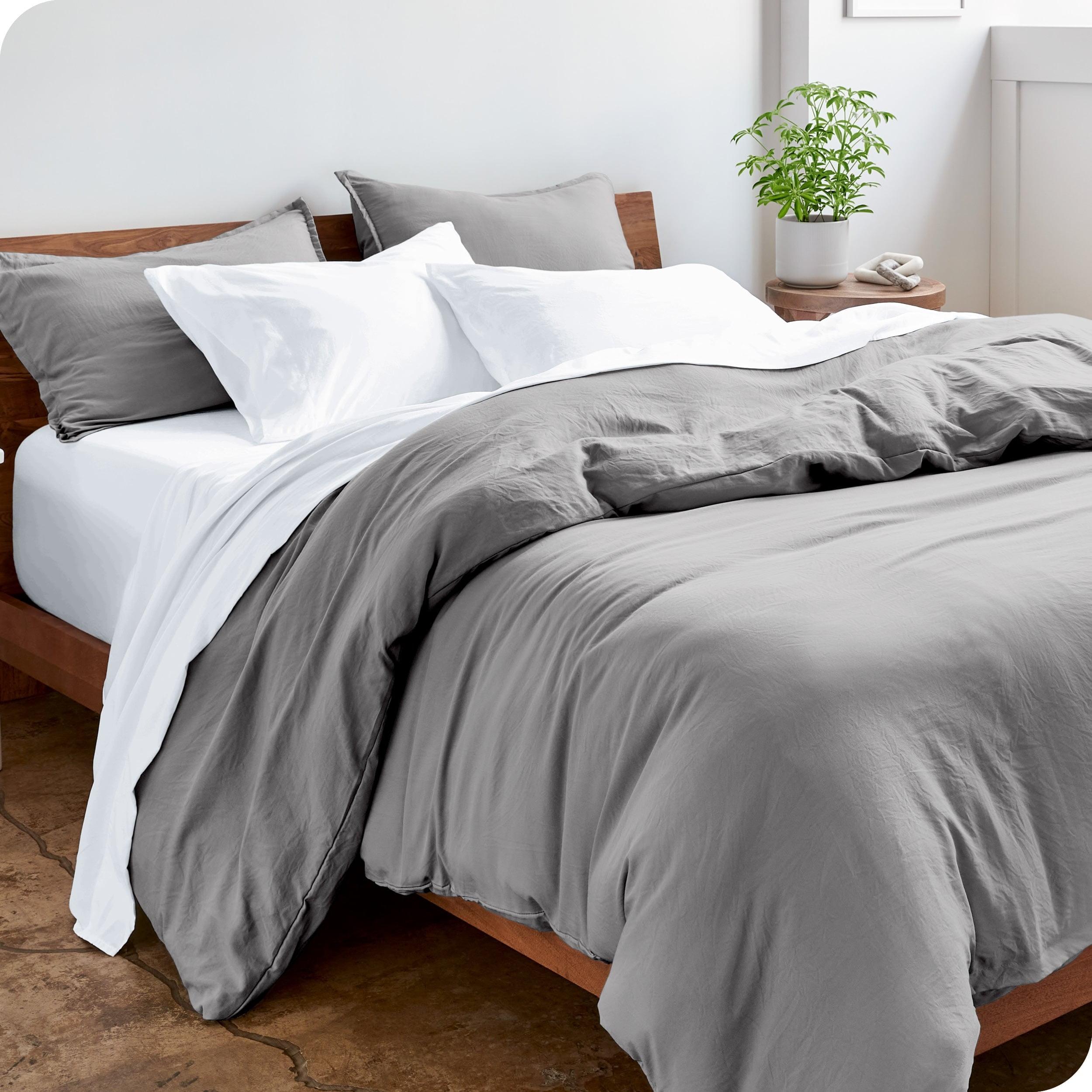 Washed Duvet Cover & Sham Set  – Extra Soft, Easy Care by Bare Home