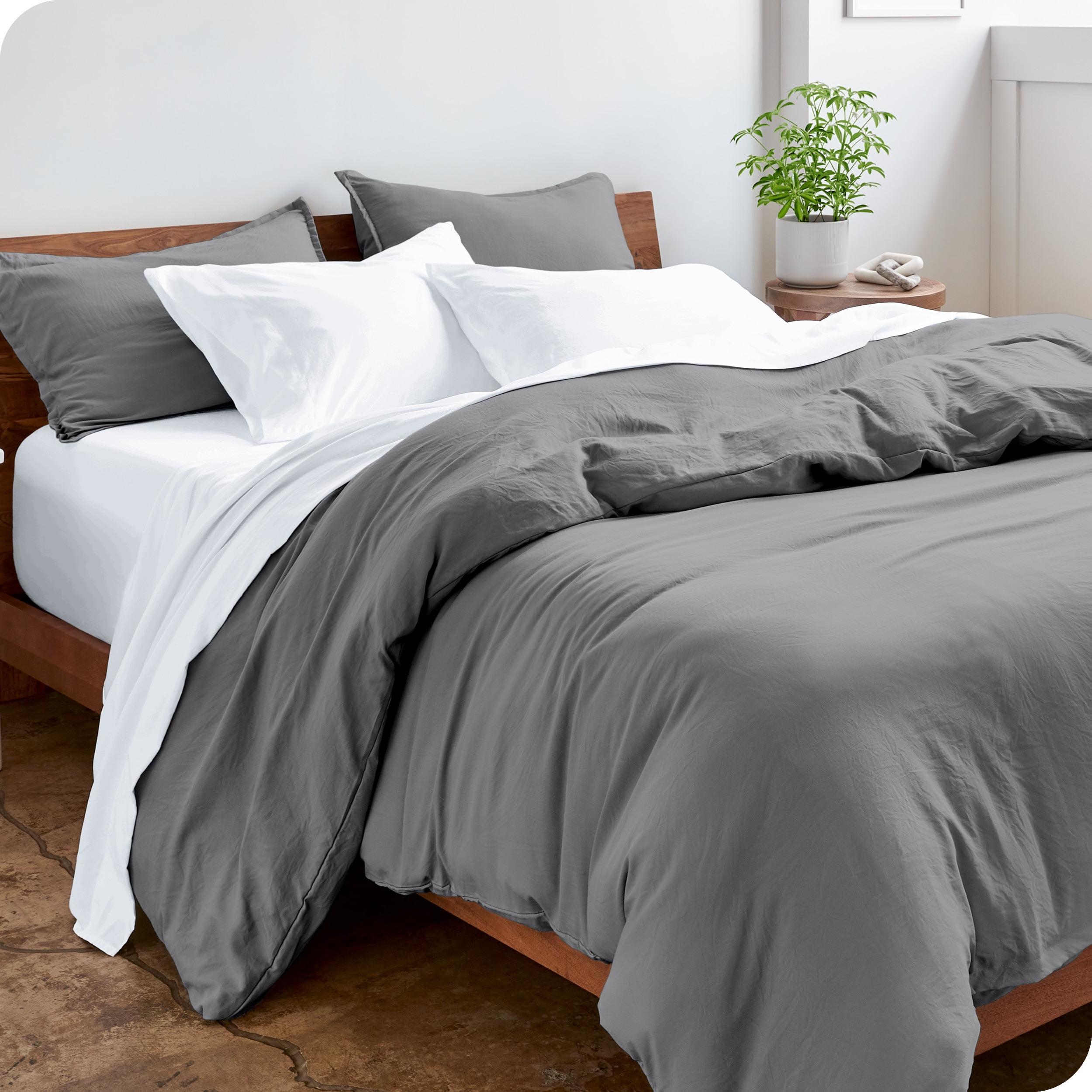 Washed Duvet Cover & Sham Set  – Extra Soft, Easy Care by Bare Home