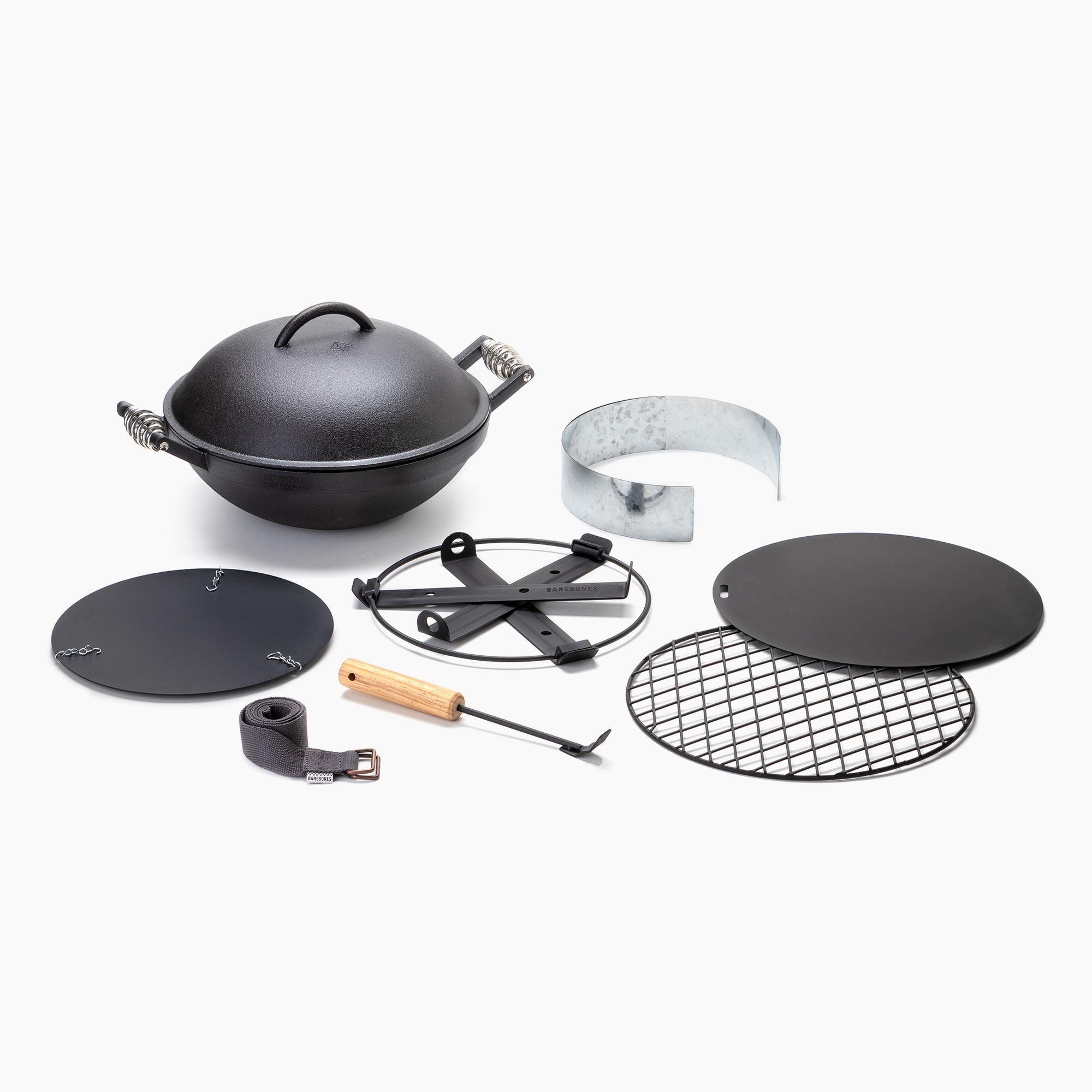 Barebones Black All-In-One cast iron grill