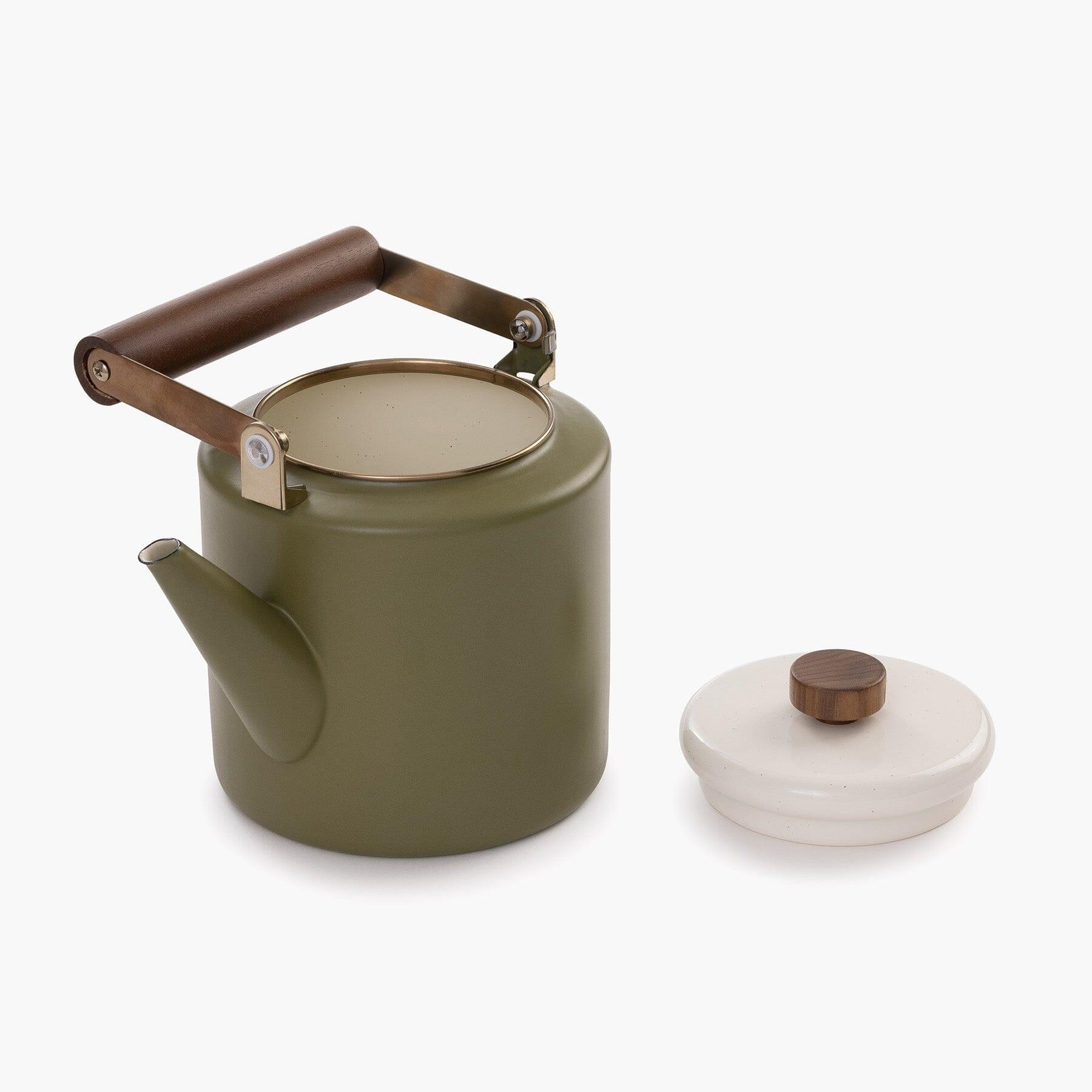 Barebones Green Enamel 2-Tone Kettle