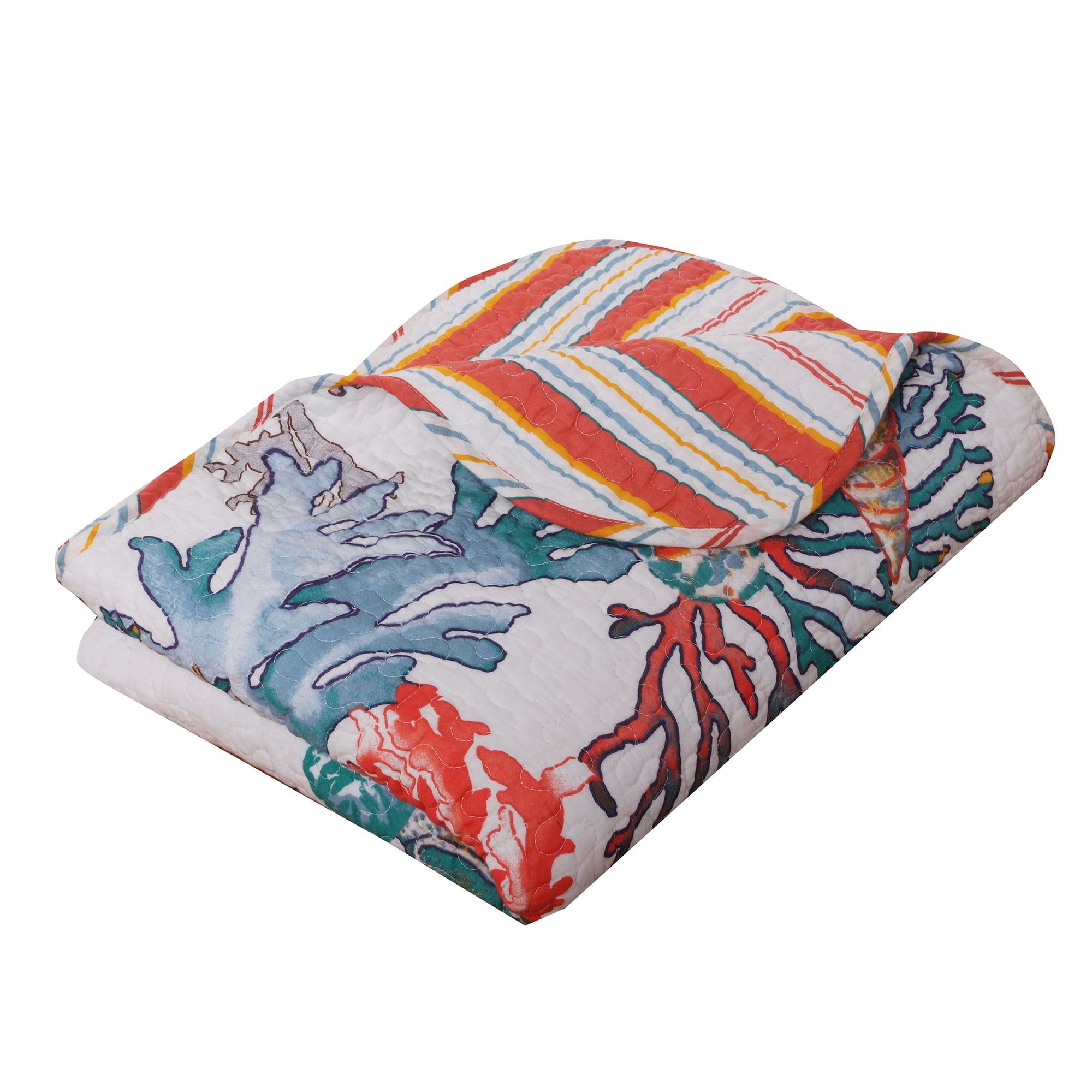 Atlantis Quilted Reversible Throw