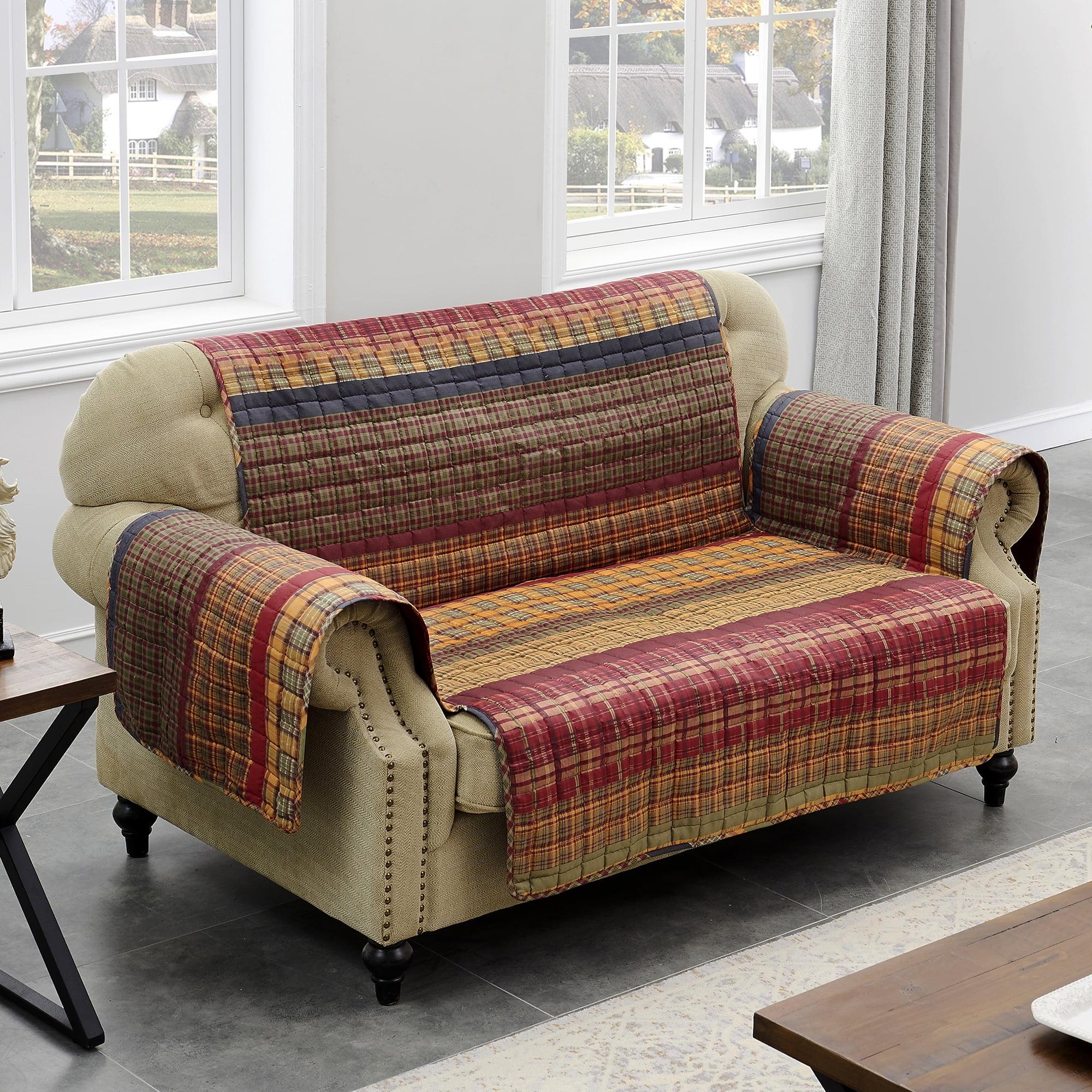 Durango Gold Rush Reversible Quilted Sofa Slipcover