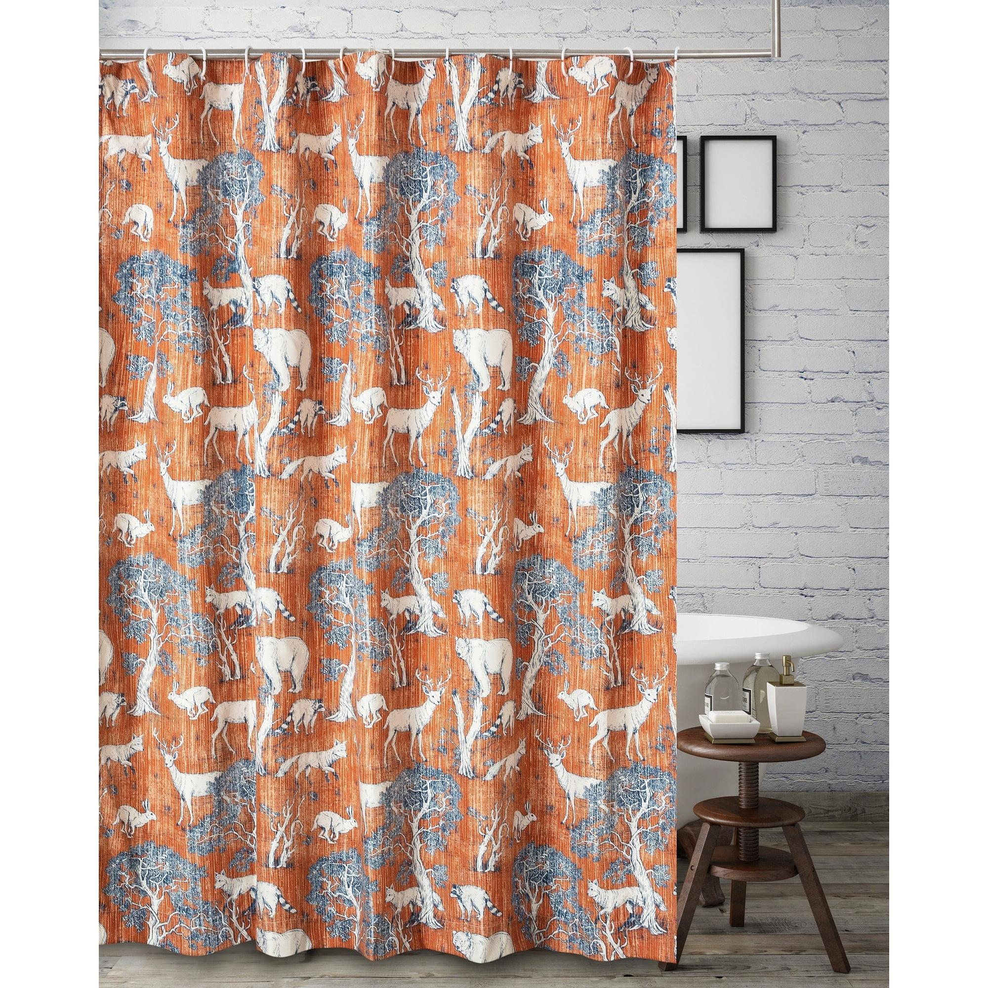 Barefoot Bungalow  Menagerie Shower Curtain
