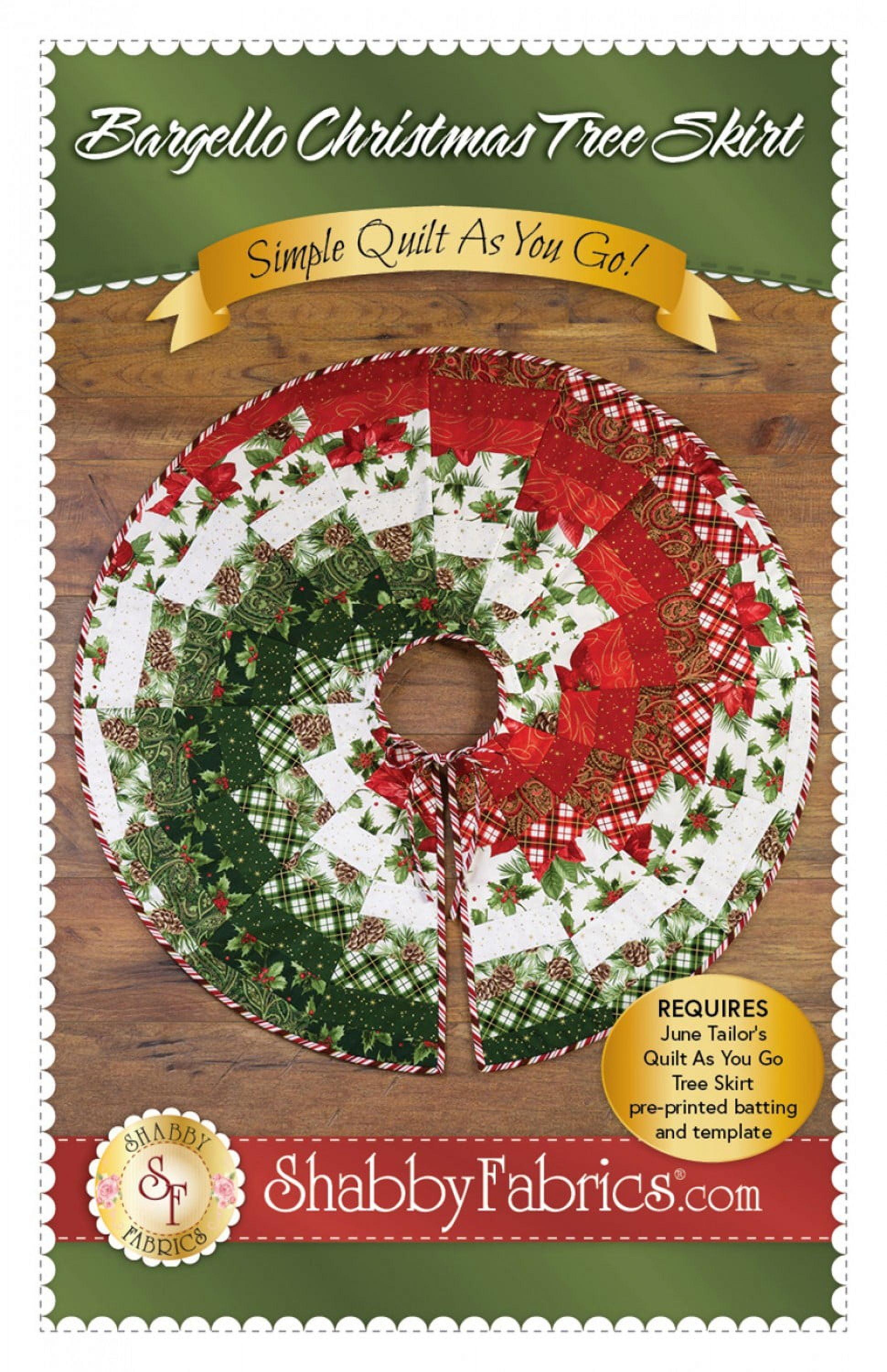 Festive Bargello Christmas Tree Skirt Pattern Kit