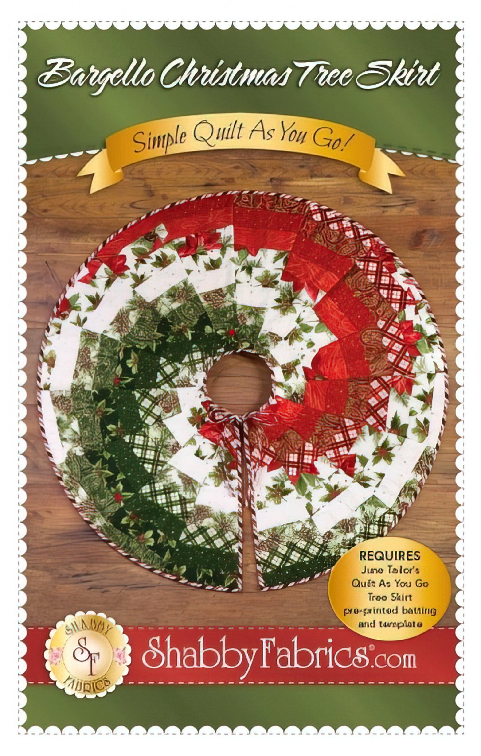 Festive Bargello Christmas Tree Skirt Pattern Kit