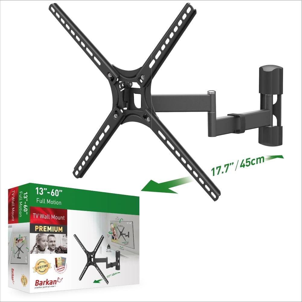 Barkan 13" - 60" Full Motion TV Wall Mount - Extension, Swivel & Tilt