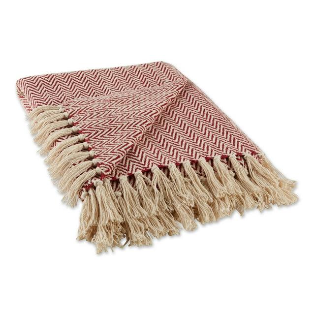 Design Imports Hand Woven Throw Blanket