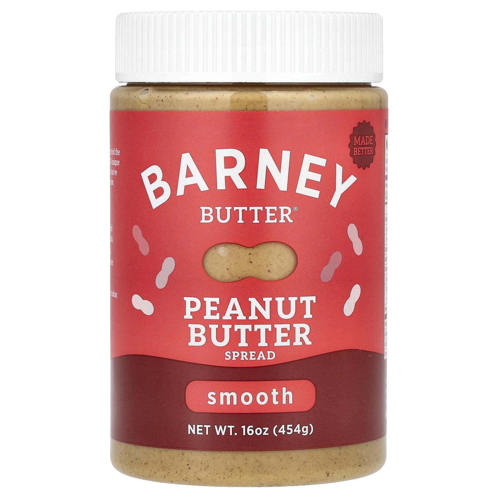Barney Butter Peanut Butter Spread, Smooth, 16 oz (454 g)