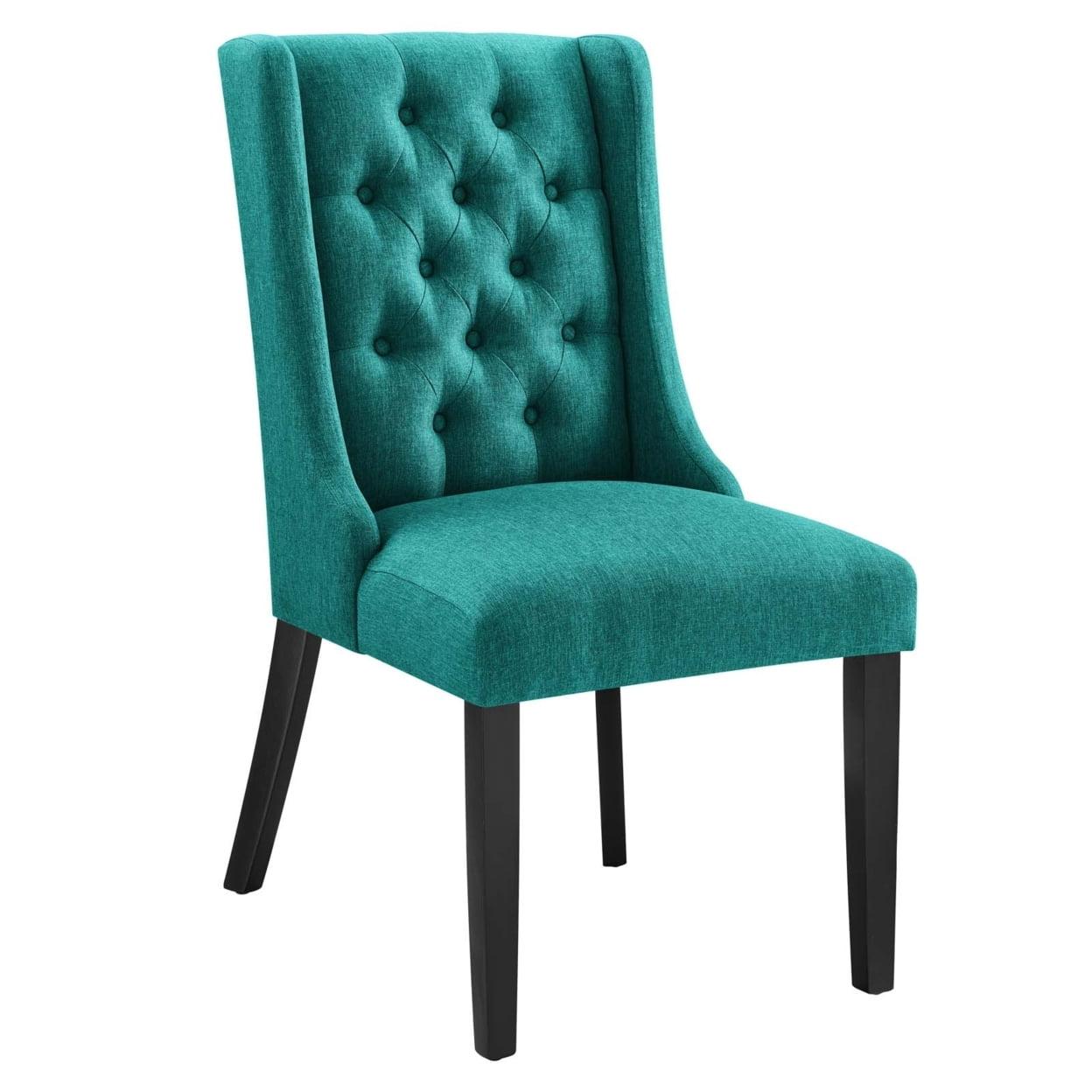 Modway Baronet Button Tufted Fabric Dining Chair