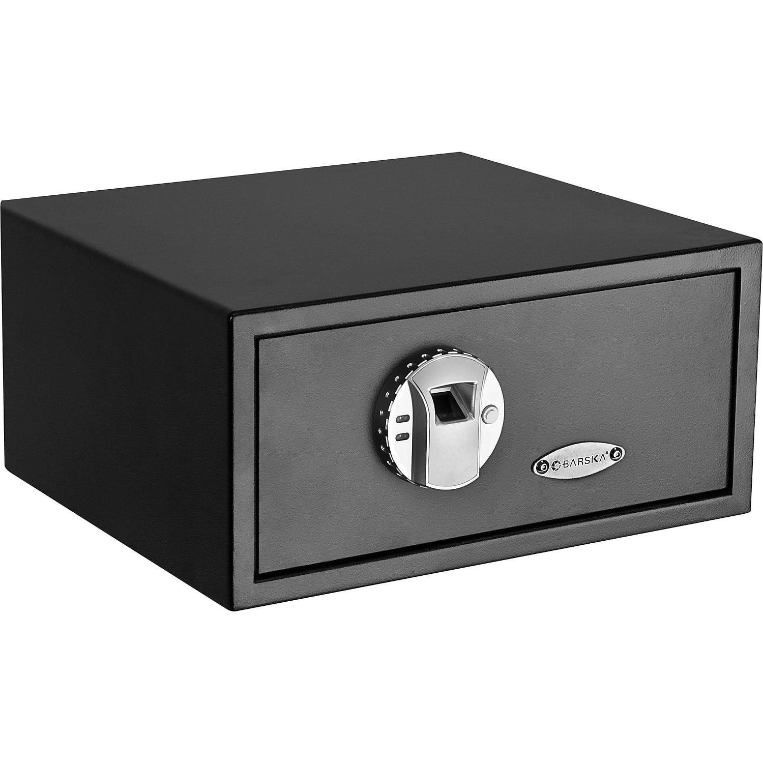 Barska Black Steel Biometric Fingerprint Safe 0.8 cu. ft.