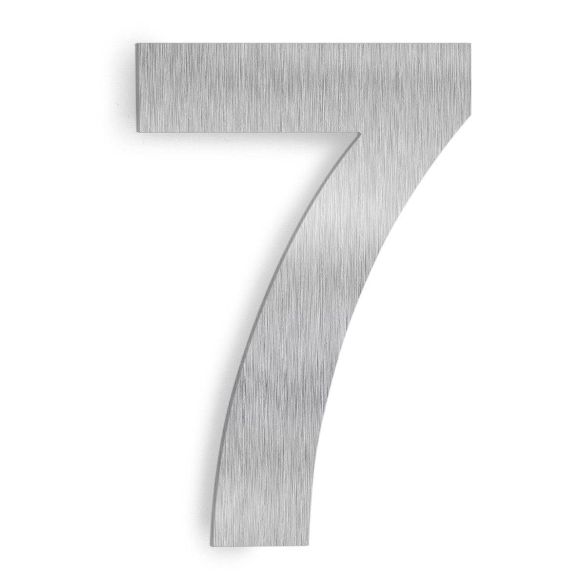 Barton Barton 6-Inch Floating Mount Steel House Number for Address Sign (Black)
