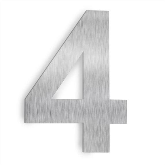 ModernStainlessHardware 6'' H Stainless Steel House Number