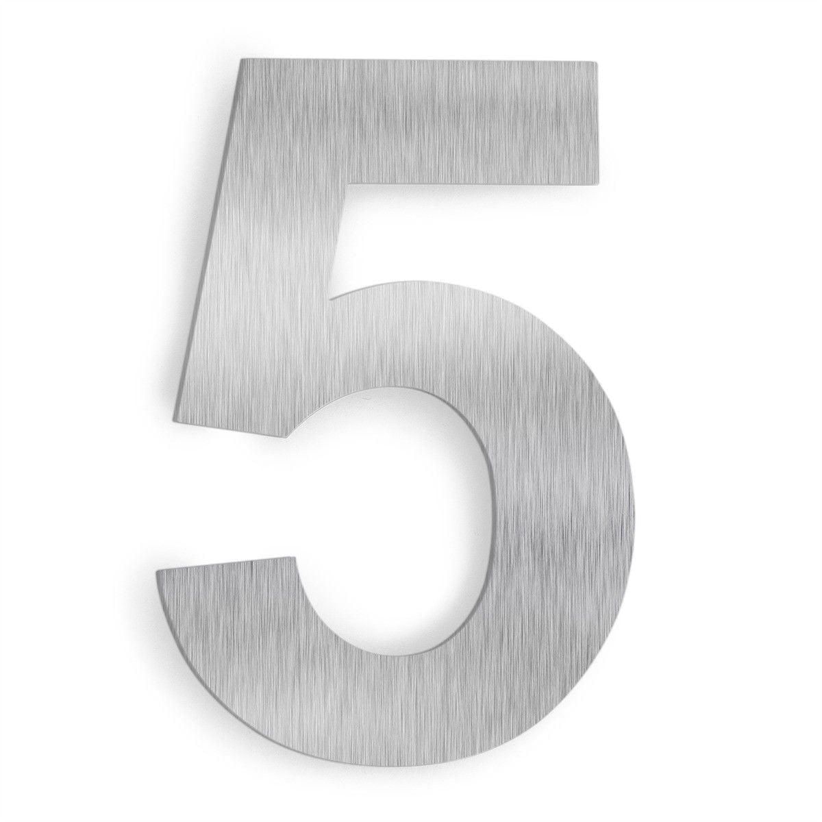 Barton Barton 6-Inch Floating Mount Steel House Number for Address Sign (Black)