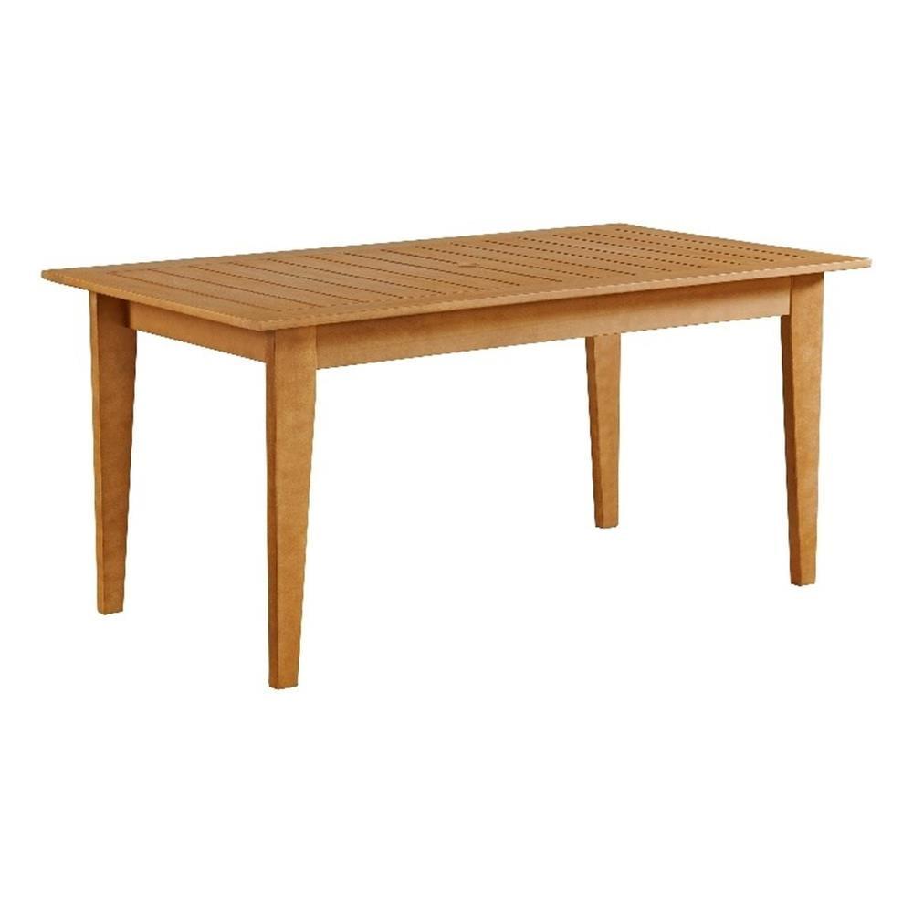 Alaterre Furniture Barton Eucalyptus Wood Rectangle Outdoor Dining Table