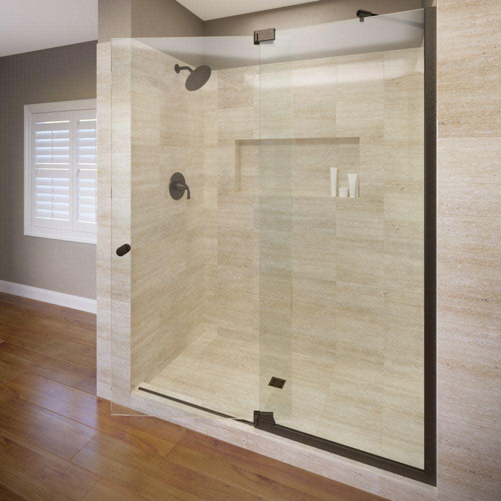 Basco Cana-935-60Xp Cantour 76" High X 60" Wide Pivot Frameless Shower Door - Bronze