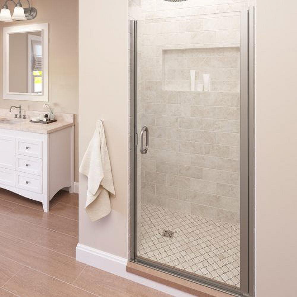 Infinity 27" W x 65.56" H Semi-Frameless Shower Door