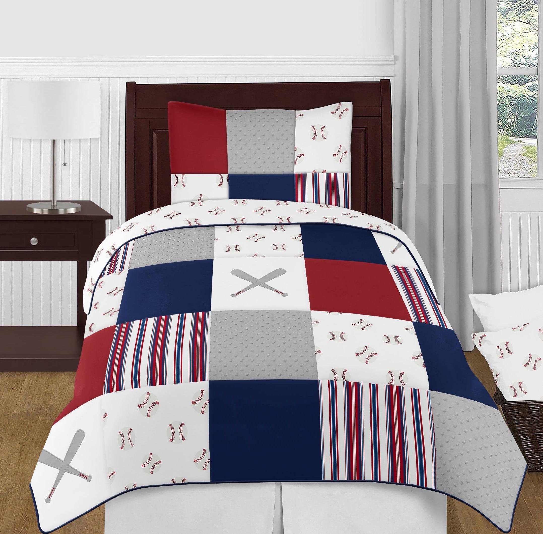 Baseball Patch Reversible Modern & Contemporary Comforter Set