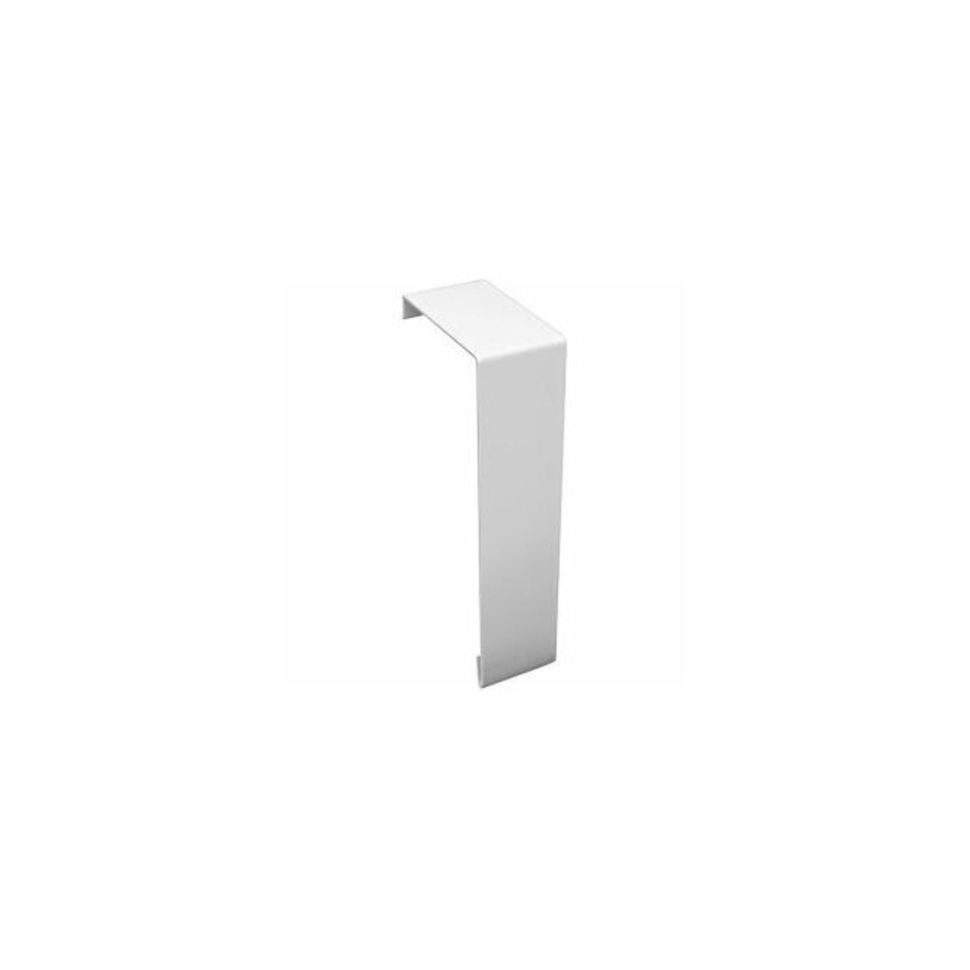 Baseboarders Baseboarders Basic Steel Easy Slip-On Baseboard Heater Cover Coupler - White