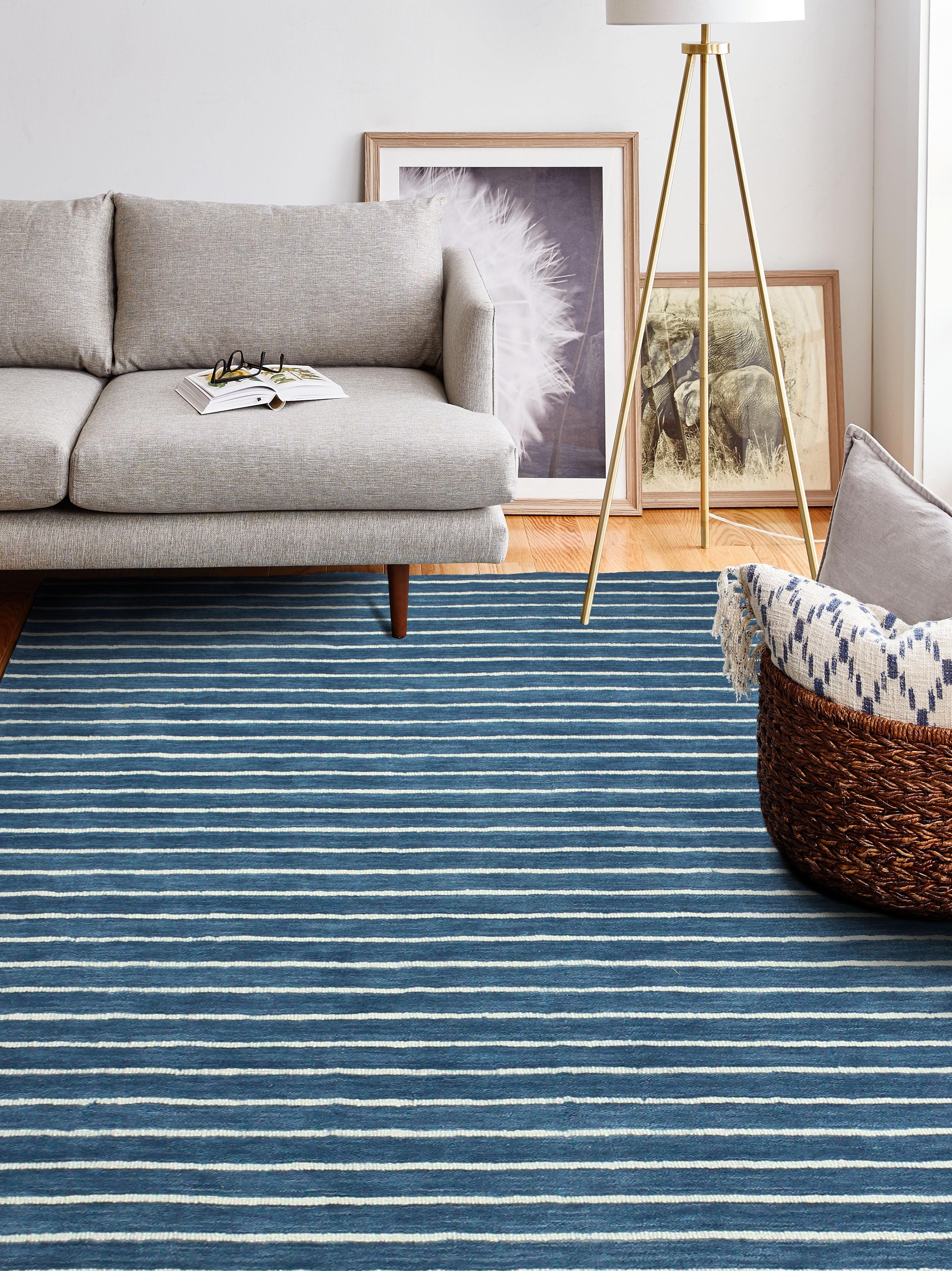 Darya Home Wool Striped Indoor Rug