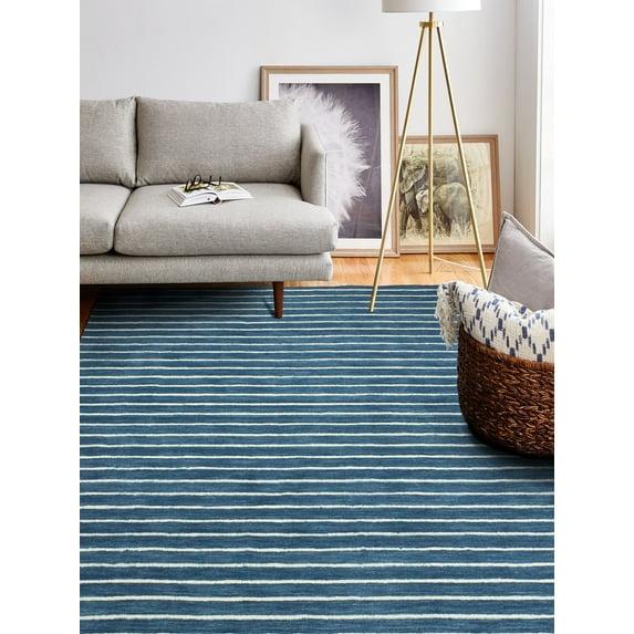 Darya Home Wool Striped Indoor Rug