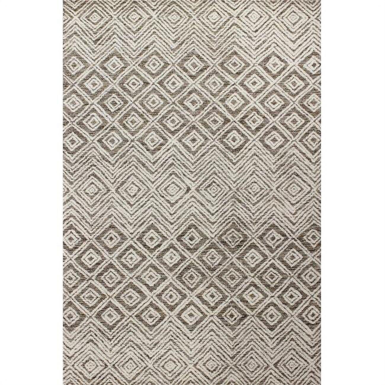 Handmade Multicolor Wool Tufted Rectangular Rug 7'6" x 9'6"