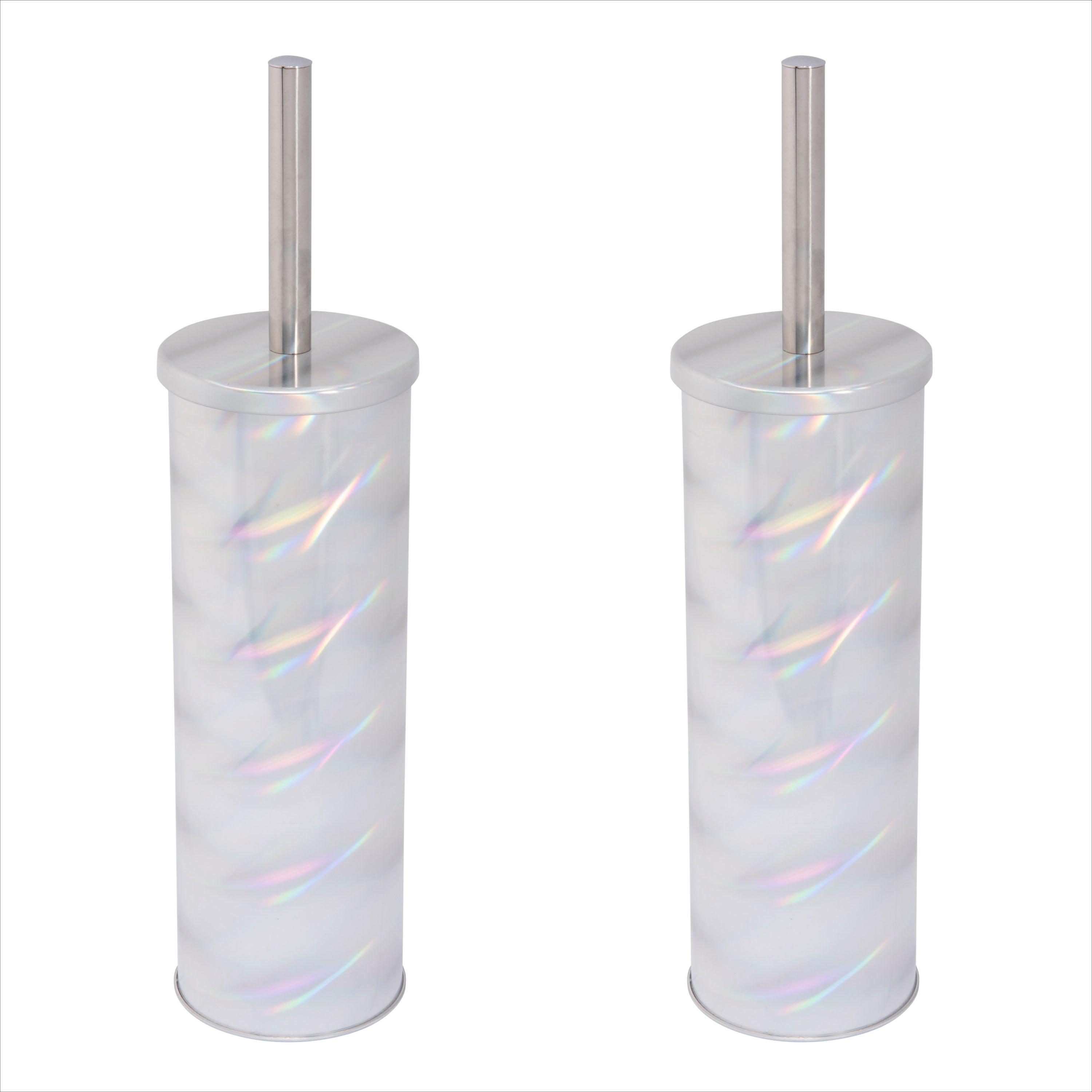 Bath Bliss Bath Bliss Plastic Toilet Brush Set