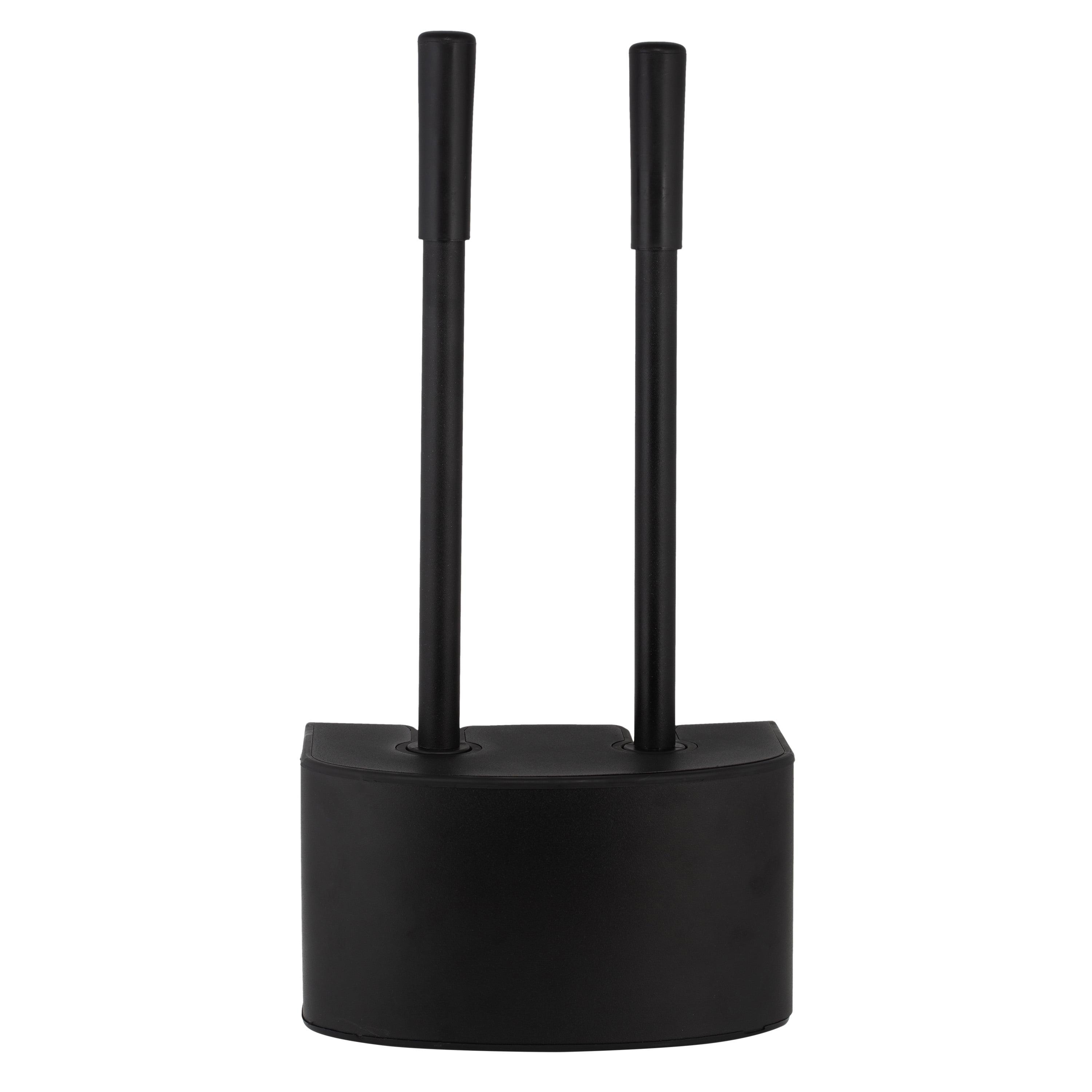 Bath Bliss Bath Bliss 2-In-1 Toilet Brush And Plunger Set In Metal