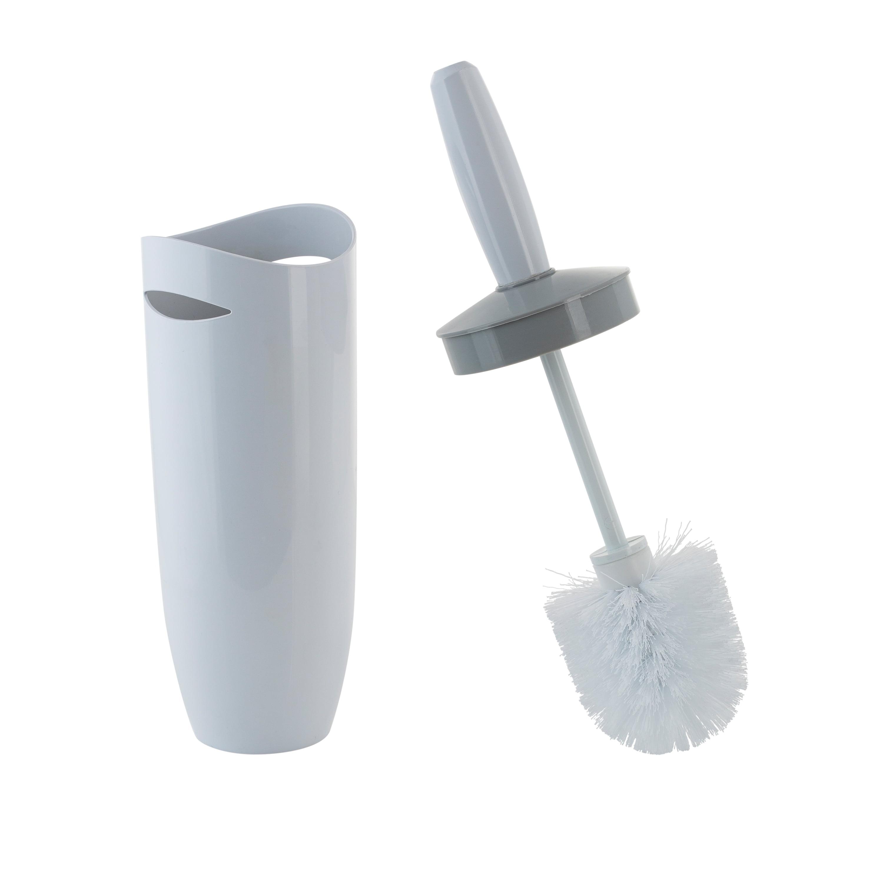 Contour Toilet Brush Holder White - Bath Bliss