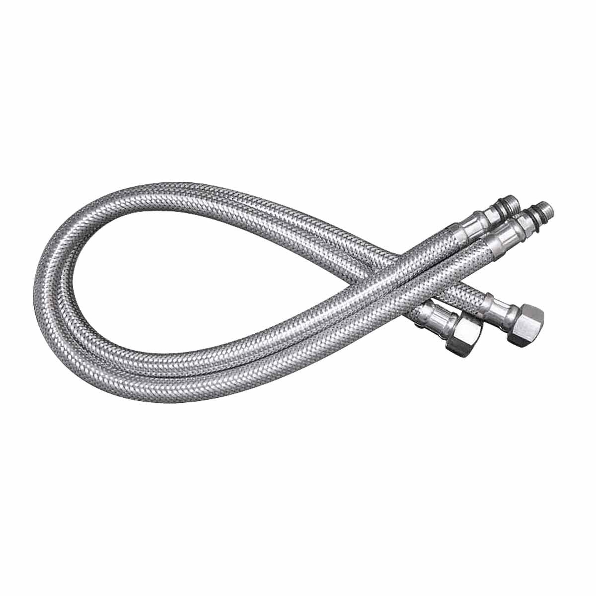 Stainless Steel Braided Faucet Supply Lines 10mm Male to 3/8" Female