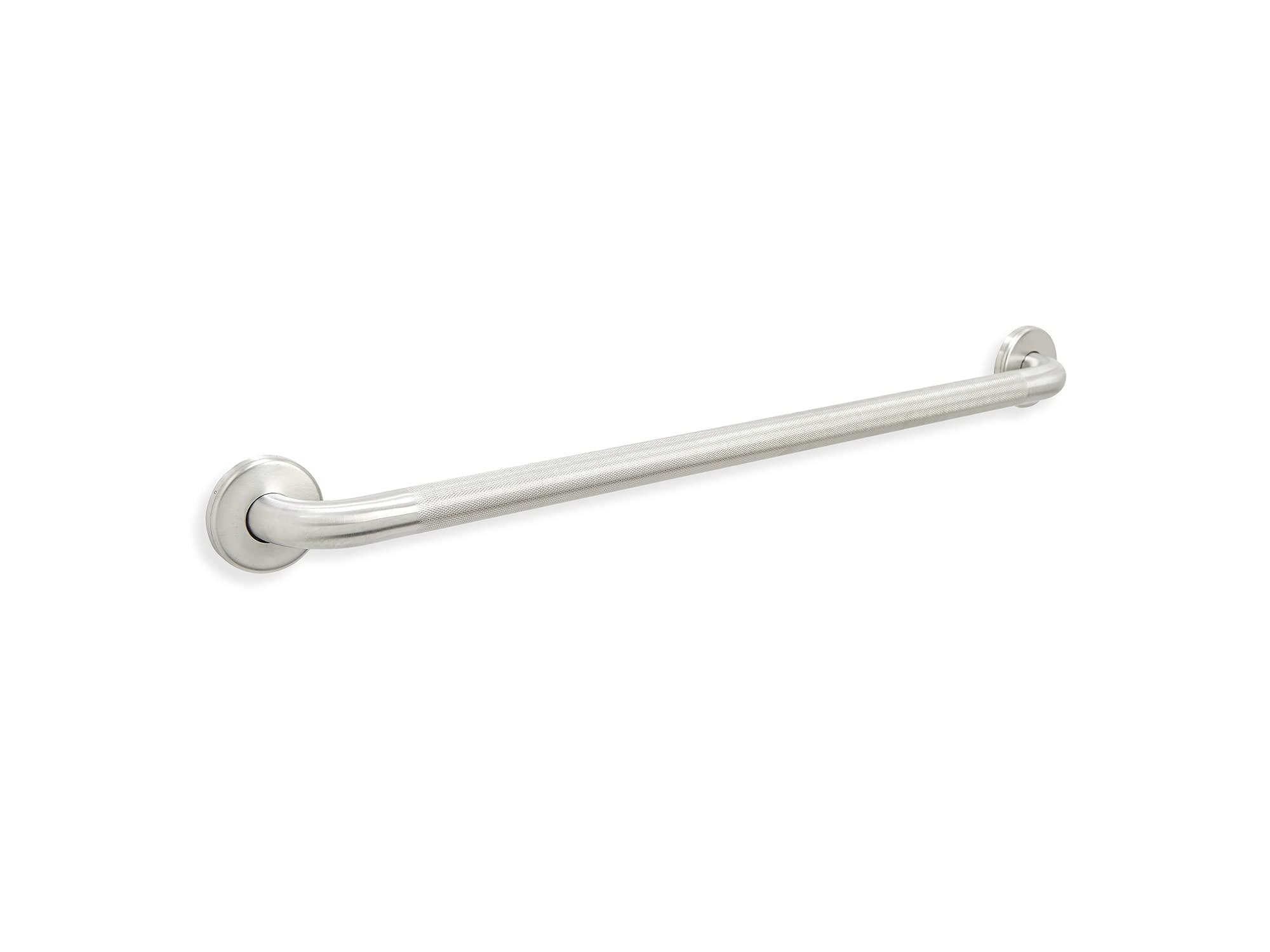 24-Inch Brushed Nickel Stainless Steel Bathroom Safety Grab Bar