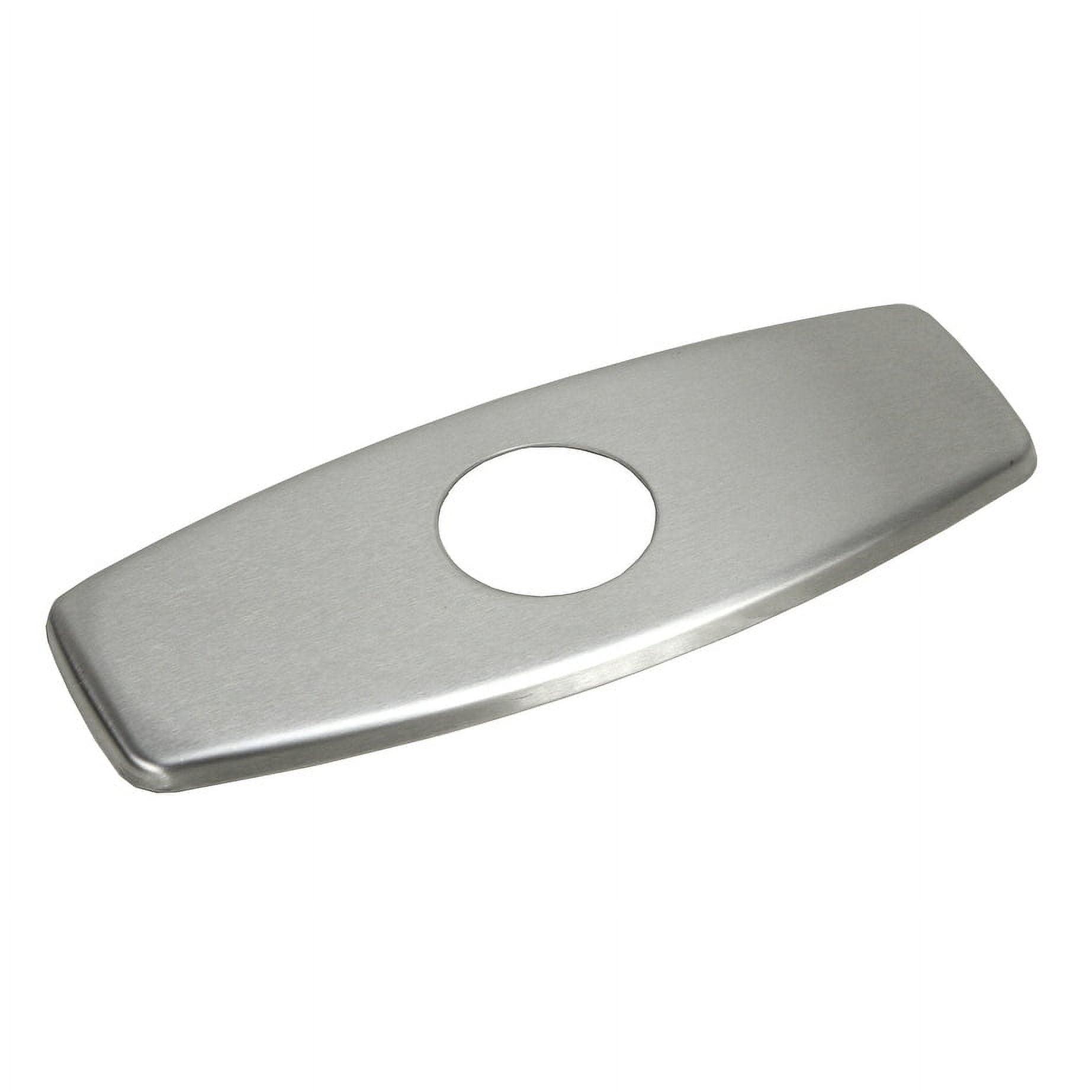 Brushed Nickel Bathroom Sink Faucet Deck Plate