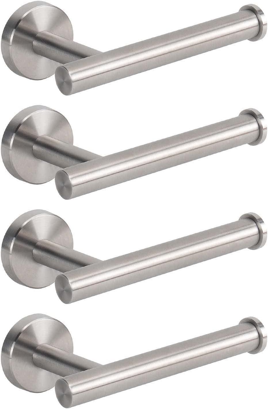 Brushed Nickel Stainless Steel Wall Mounted Toilet Paper Holder Set