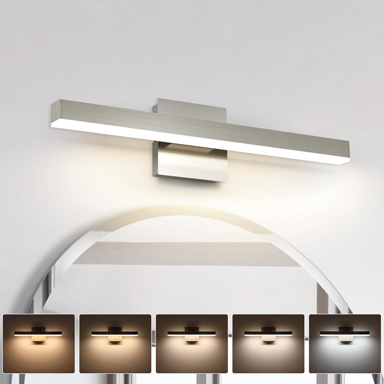 Brushed Nickel 23.62'' Dimmable LED Vanity Light