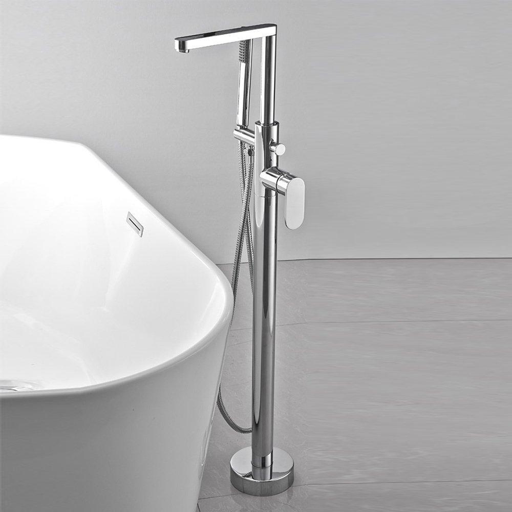 1 Handle Floor Tub Filler with Diverter