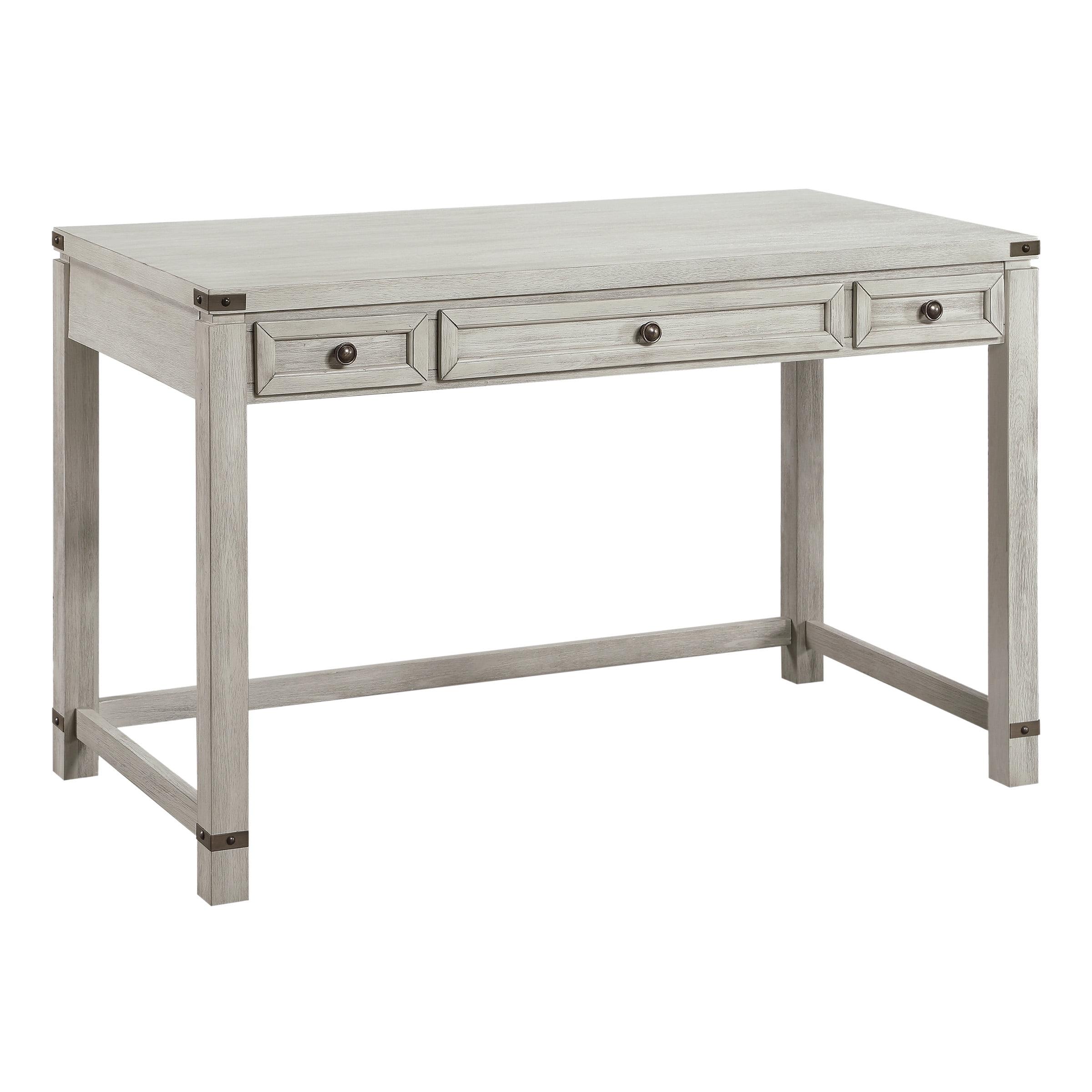 Baton Rouge Home Office Writing Desk in Champagne White Oak Finish