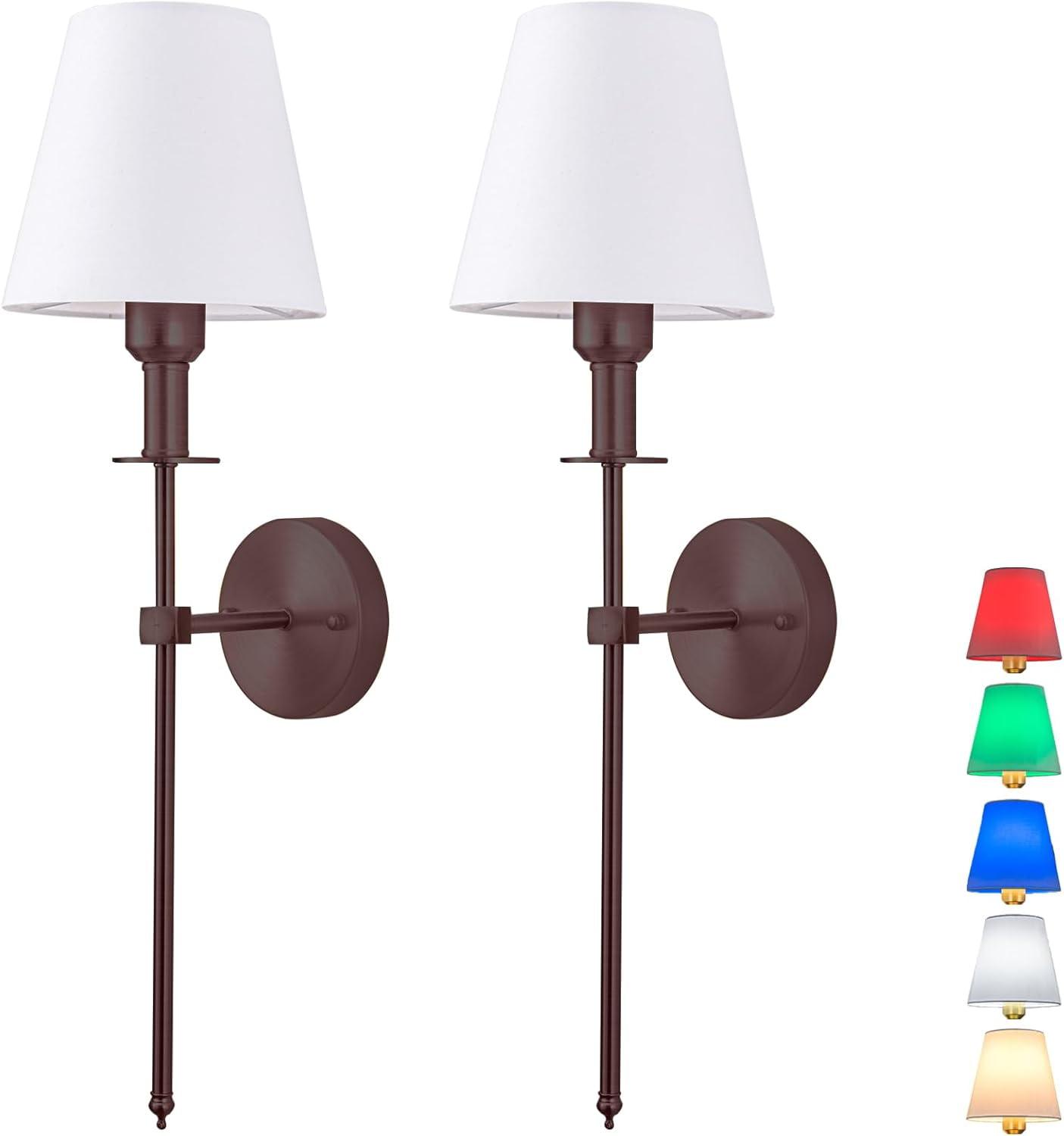 Battery Operated Black Wall Sconce Set Of 2,not Hardwired Fixture Wireless Wall Light ,dimmable Picture Sconces Cordless ,Easy To Install Battery Powered Lamp,for Bedroom, Lounge, Farmhouse Gallery