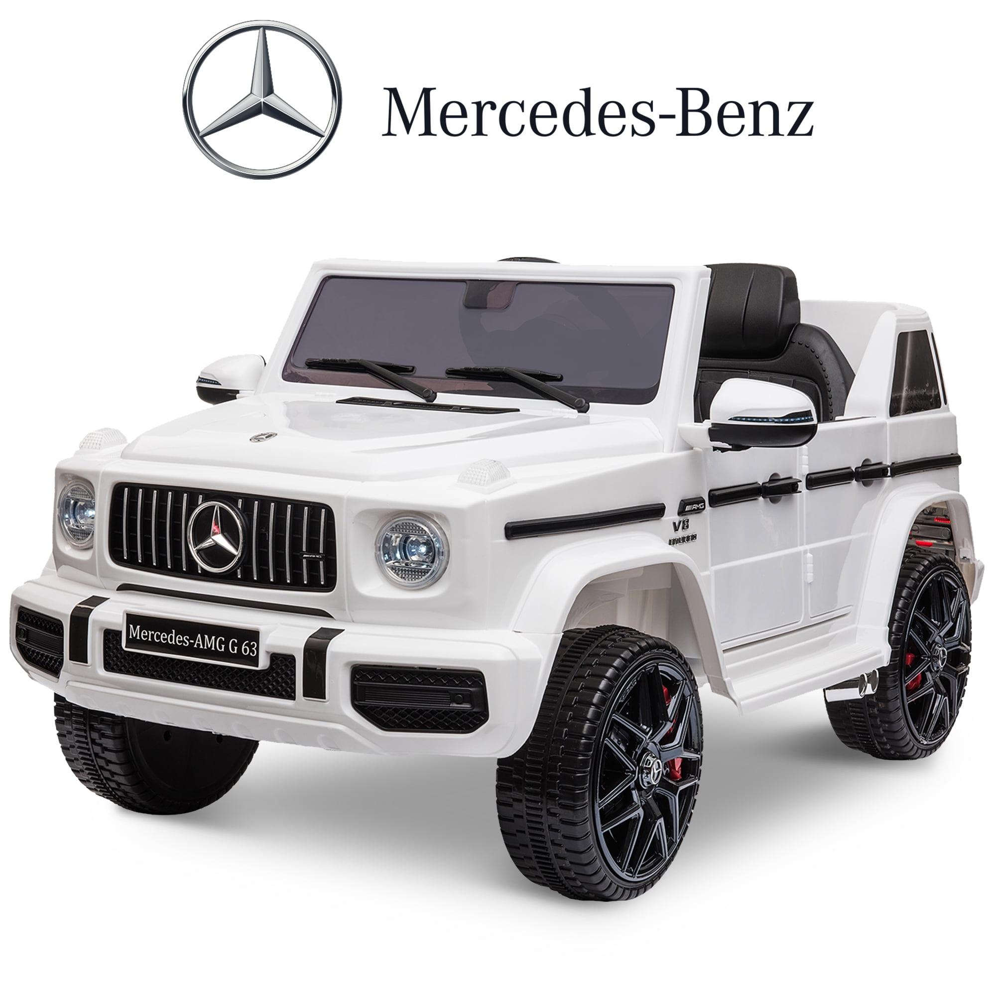 White 12-Volt Mercedes-Benz G63 Kids Ride-On Truck