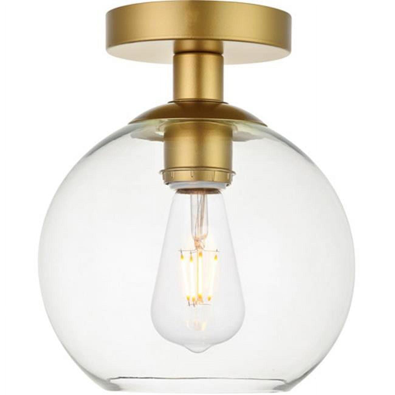 Childerley Single Light Glass Semi Flush Mount