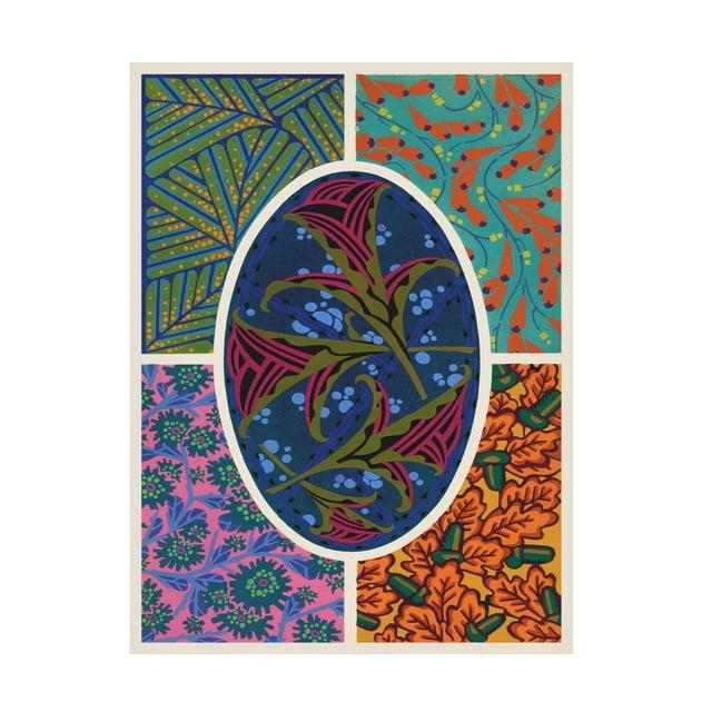 Red Barrel Studio® " Art Deco Florals II " by Baxter Mill Archive