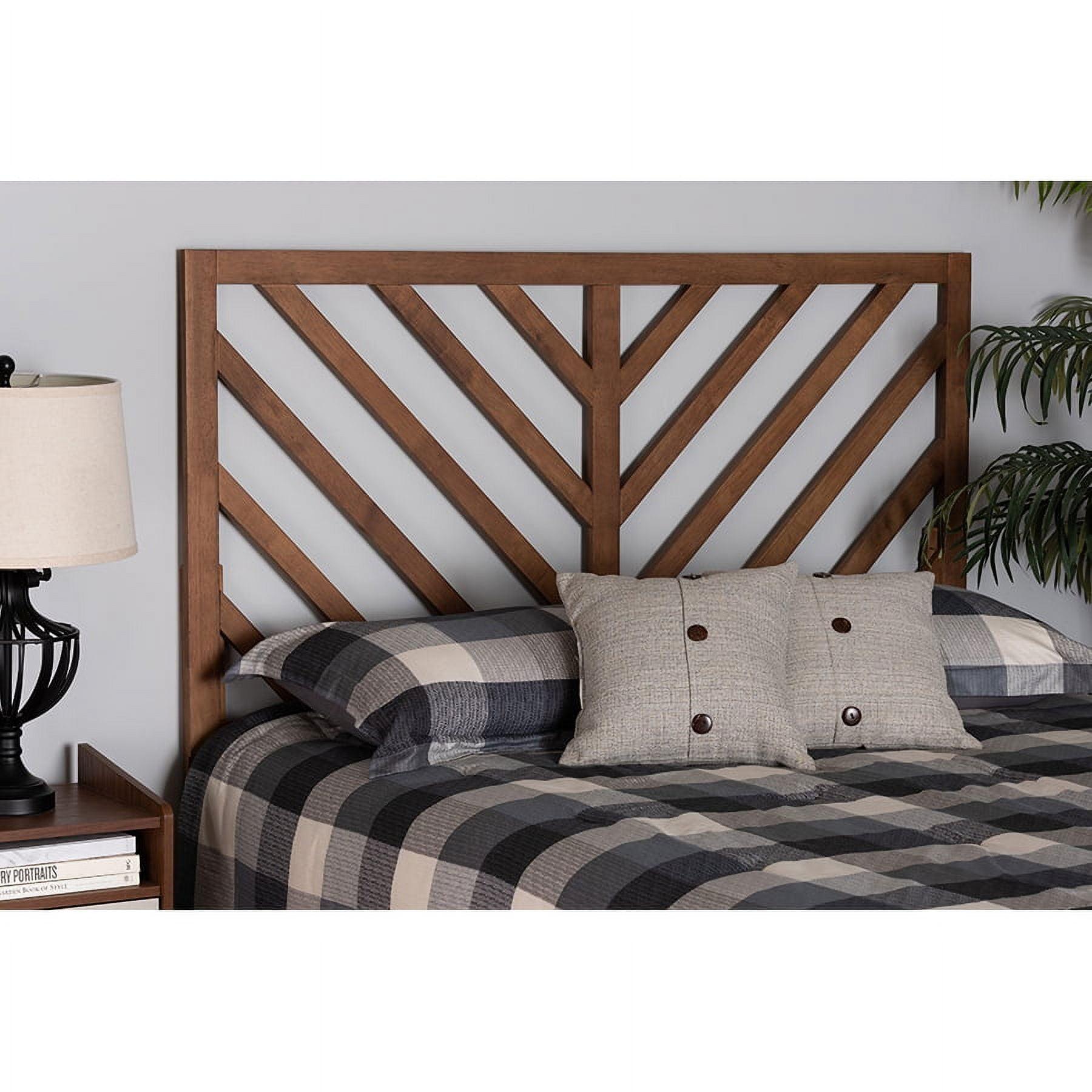 Belisma Wood Headboard Ash Walnut - Baxton Studio