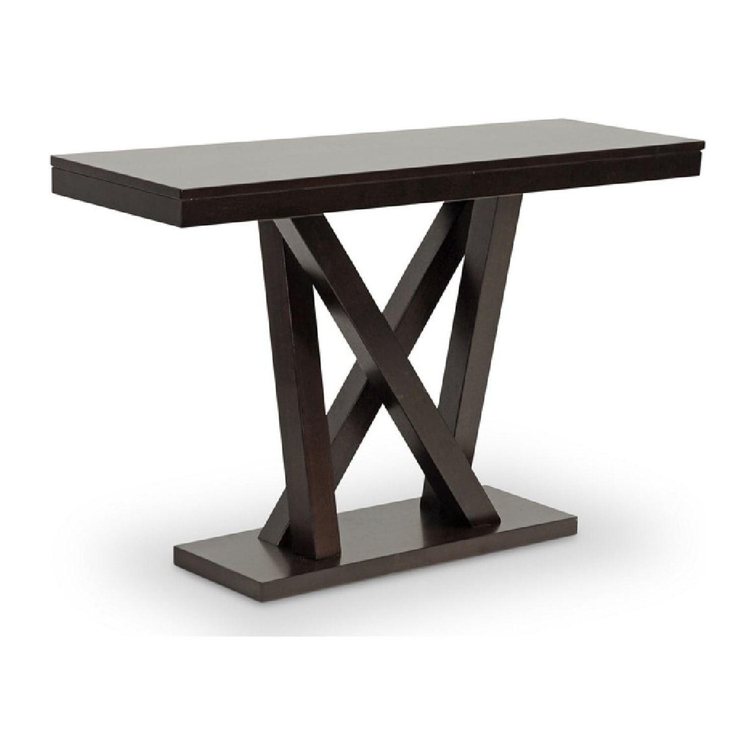 Everdon Modern Sofa Table Dark Brown - Baxton Studio