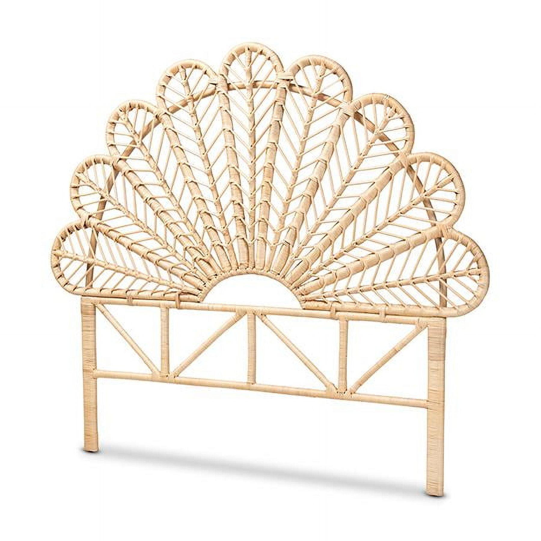 Bayou Breeze Variel Modern Bohemian Rattan Standalone Headboard