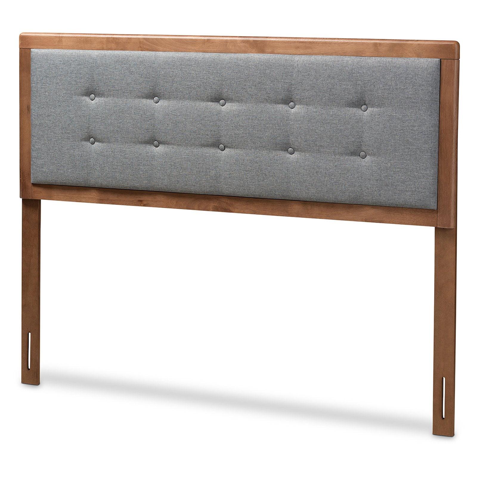 Sarine Walnut Finished Wood Headboard - Baxton Studio