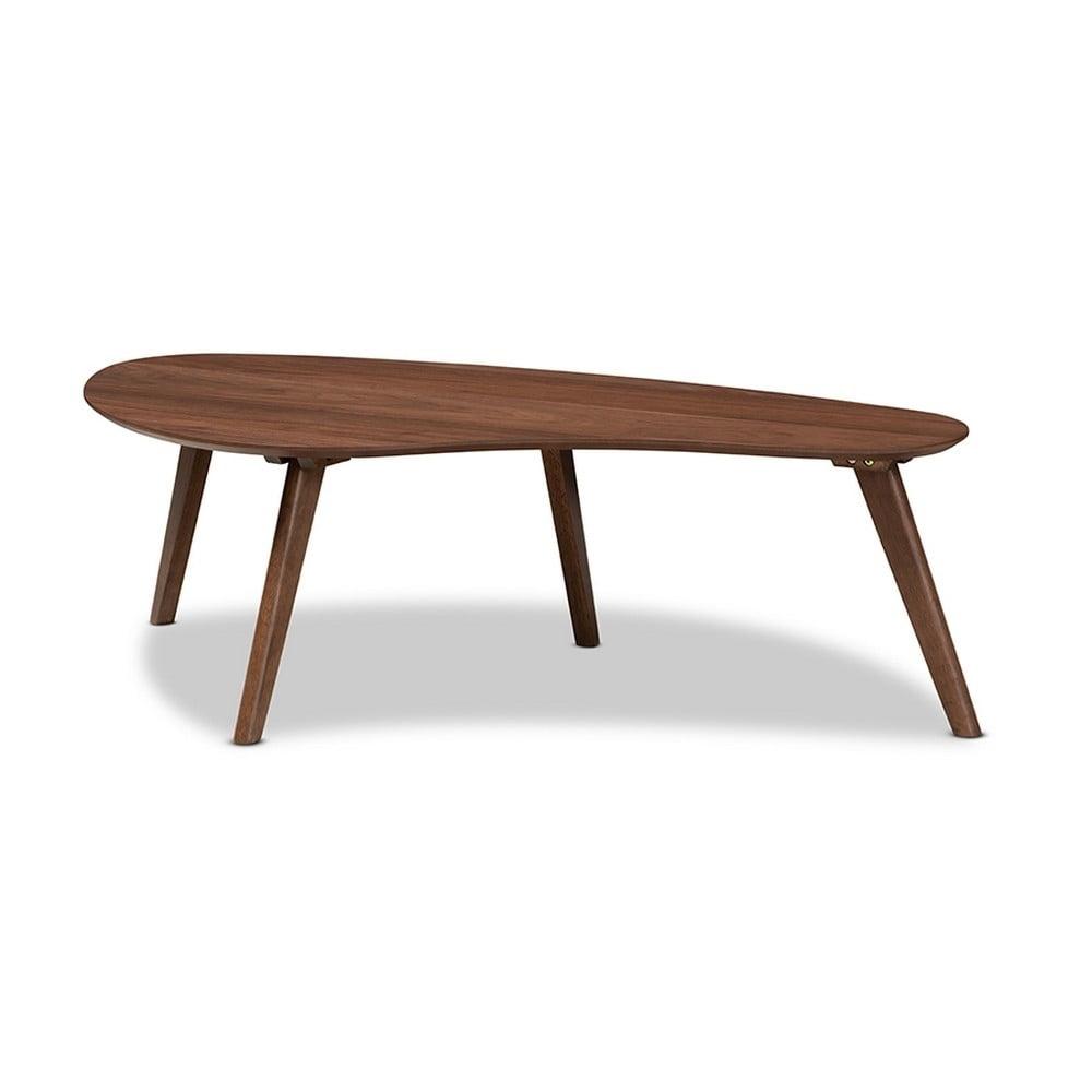 Scarlette Walnut Mid-Century Modern Coffee Table