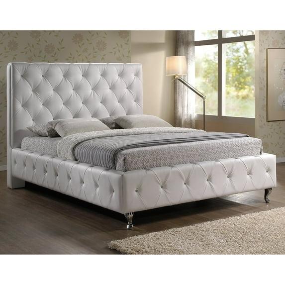 House of Hampton® Sanjuana Vegan Leather Platform Bed