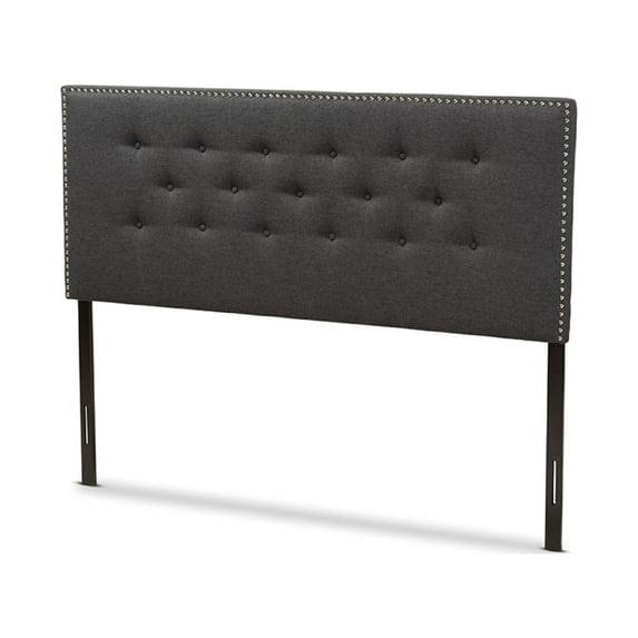 Windsor Modern And Contemporary Fabric Headboard - Baxton Studio